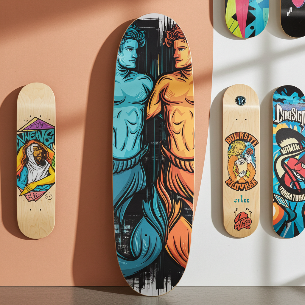 Oceanic Affection Skateboard – Ocean Love Art Deck