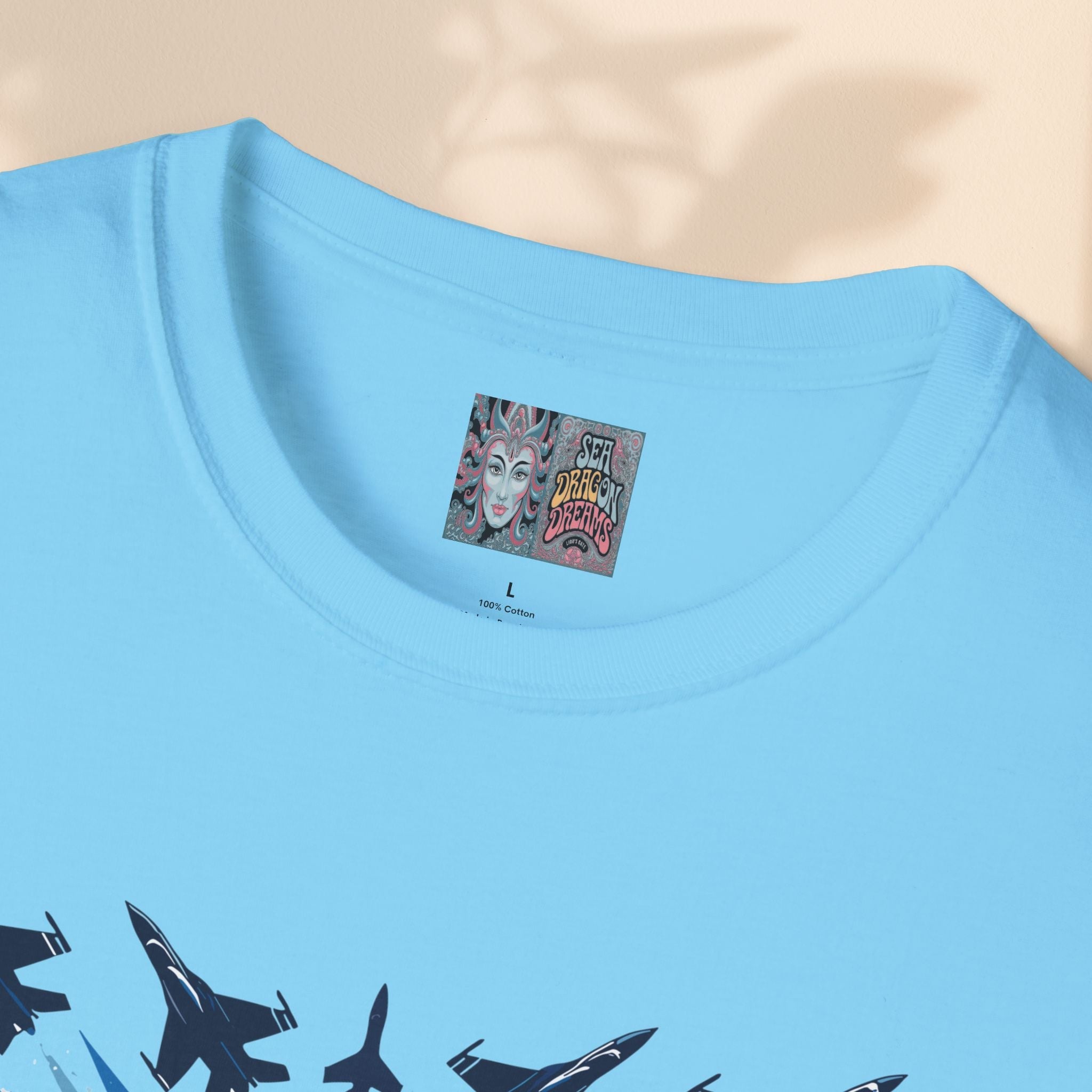 Patriotic Heart Unisex Softstyle T-Shirt - Perfect for Independence Day