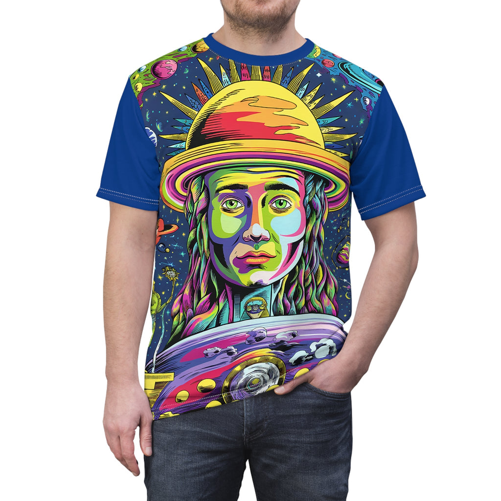 Cosmic Sun & Planets Unisex Graphic T-Shirt