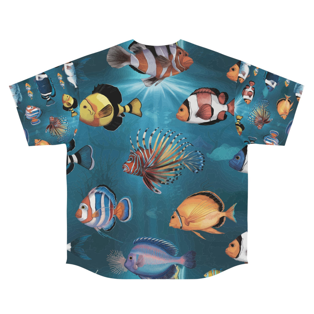 Men's Baseball Jersey  - A Little Fishy