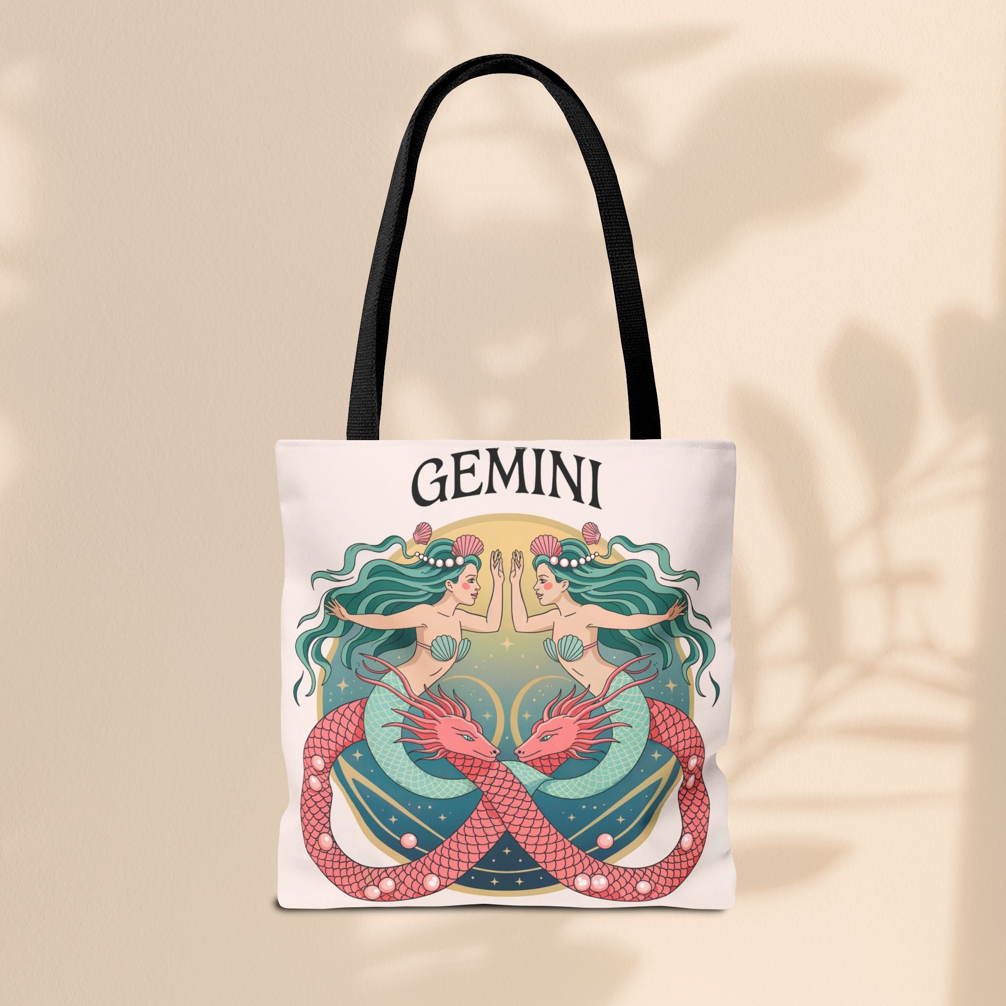 Gemini Zodiac Tote Bag, Astrological Bag, Personalized Gift, Astrology Lover, Horoscope Accessory, Birthday Present