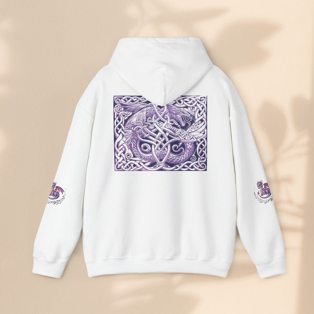 Celtic Dragon Hoodie, Gift for Fantasy Lovers
