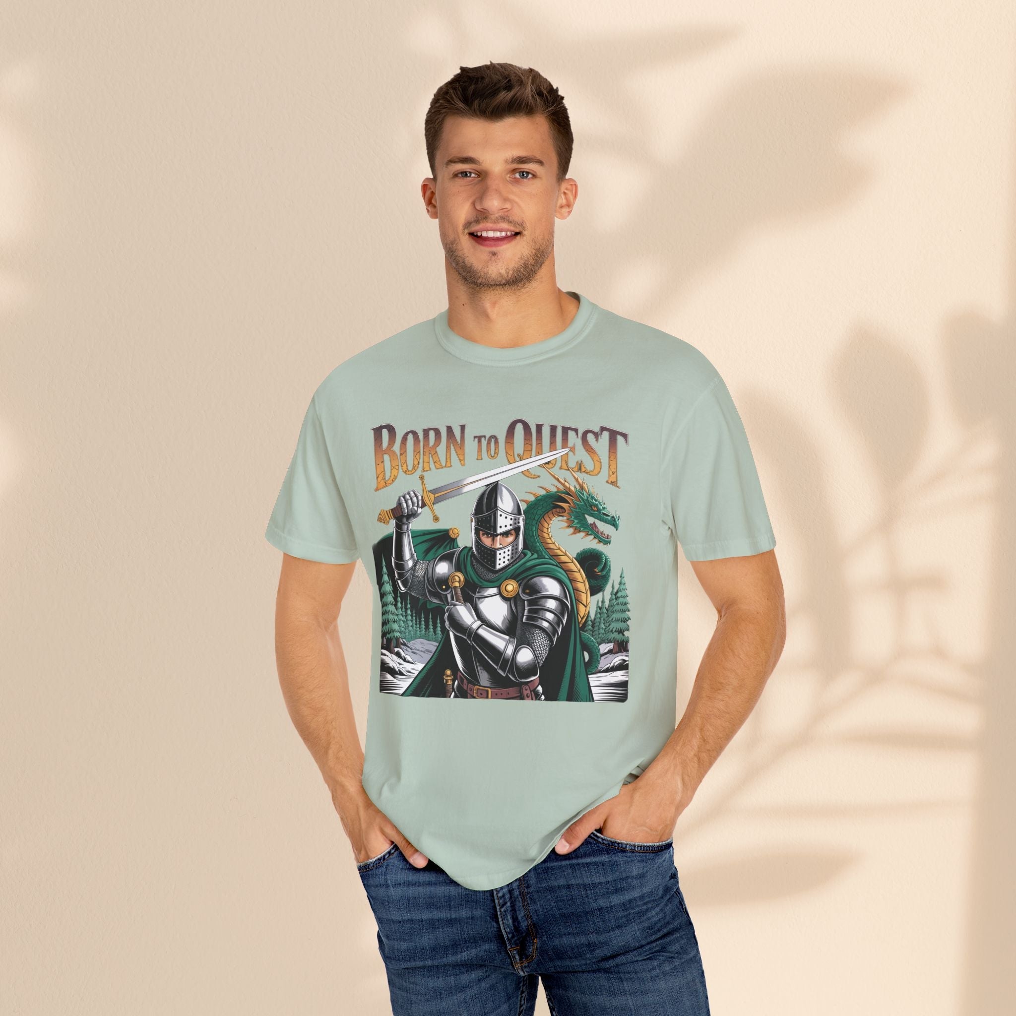 Born To Quest-Themed Unisex T-shirt, Adventure Shirt, Gamer Apparel, RPG Clothing, Fantasy Graphic Tee, Perfect Gift for Quest Lovers