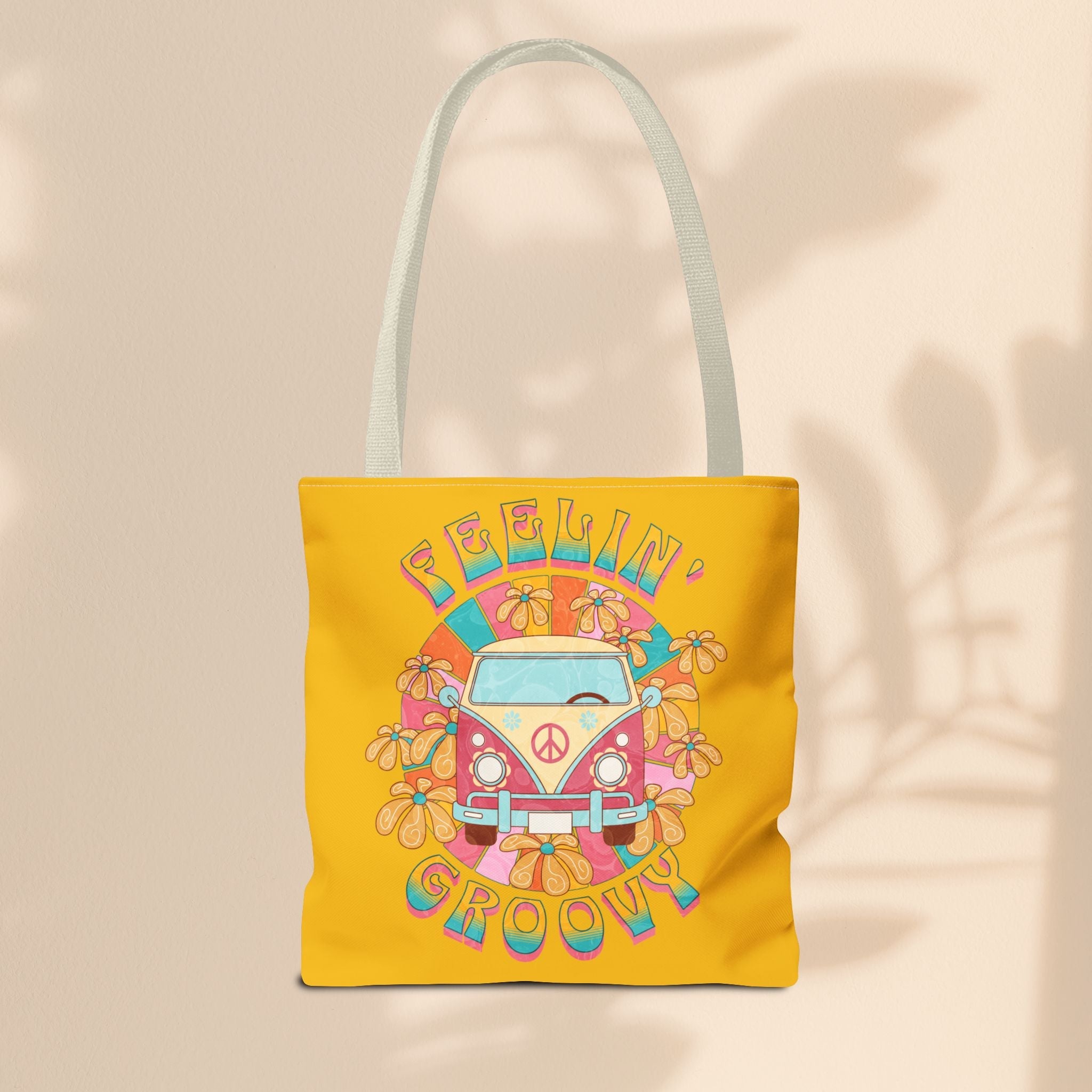 Feeling Groovy Peace Tote Bag