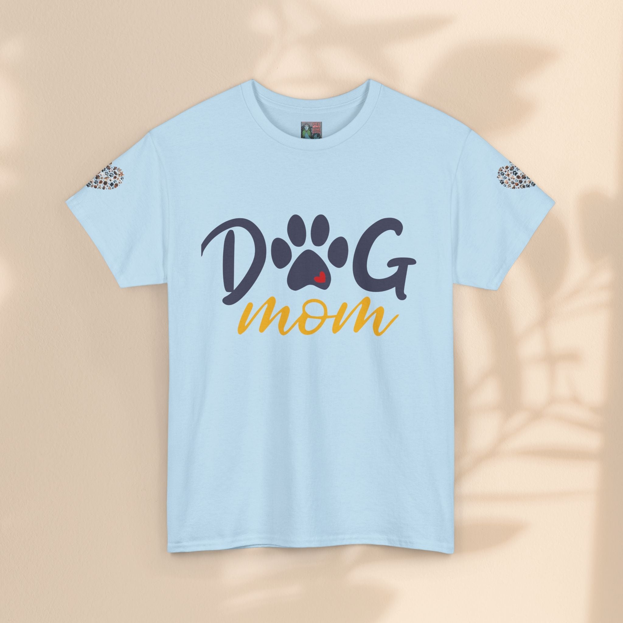 Dog Mom Unisex Heavy Cotton Tee - Cute Pet Lover Shirt for Every Occasion