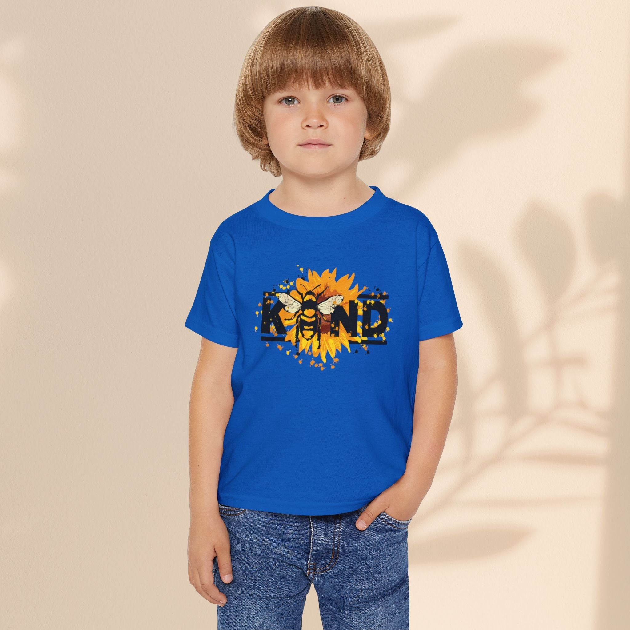 Heavy Cotton™ Toddler T-Shirt – Bee Kind | Sea Dragon Dreams
