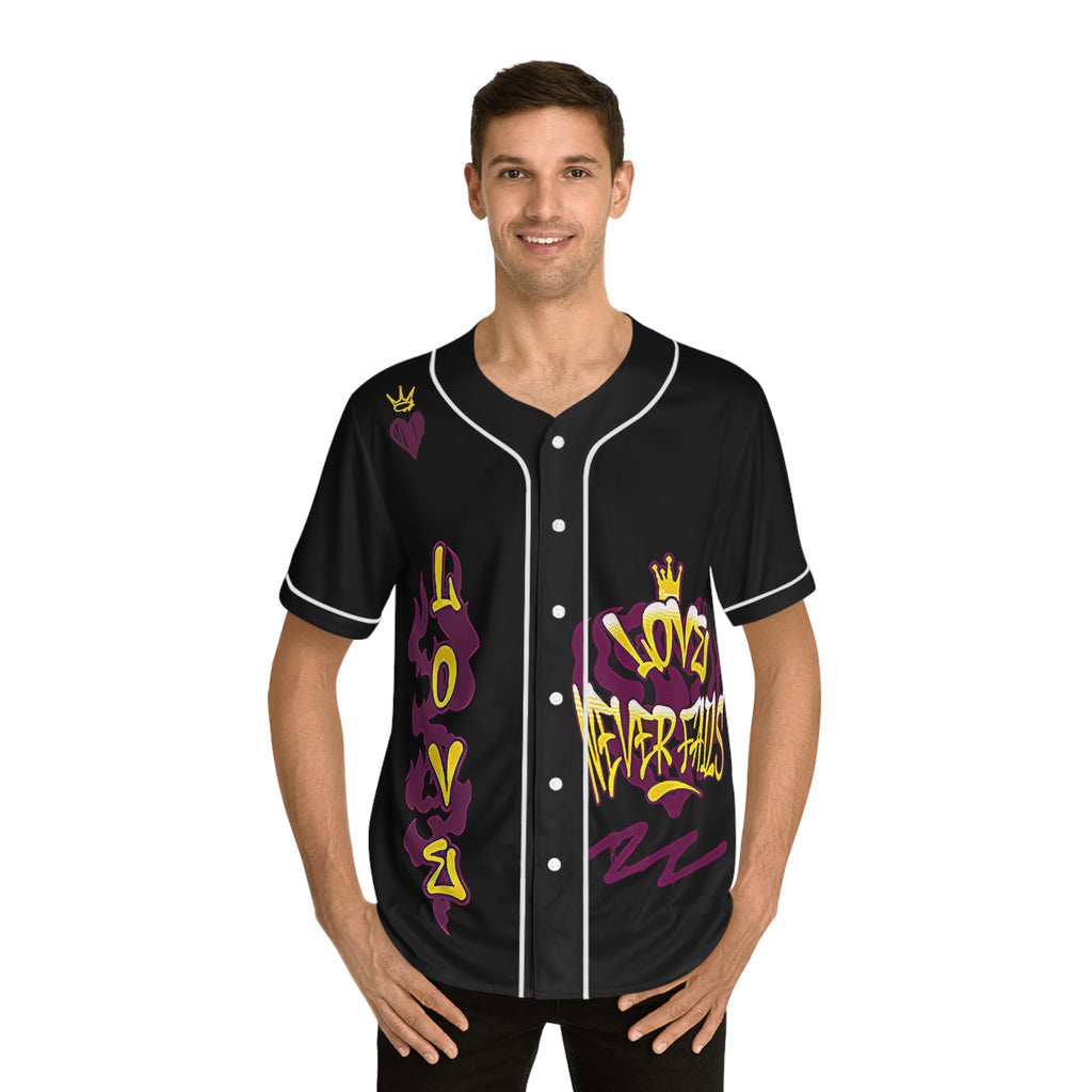 Men's Baseball Jersey  - Love Never Fails