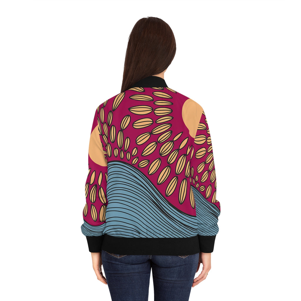 Happy Is Here Women's Bomber Jacket