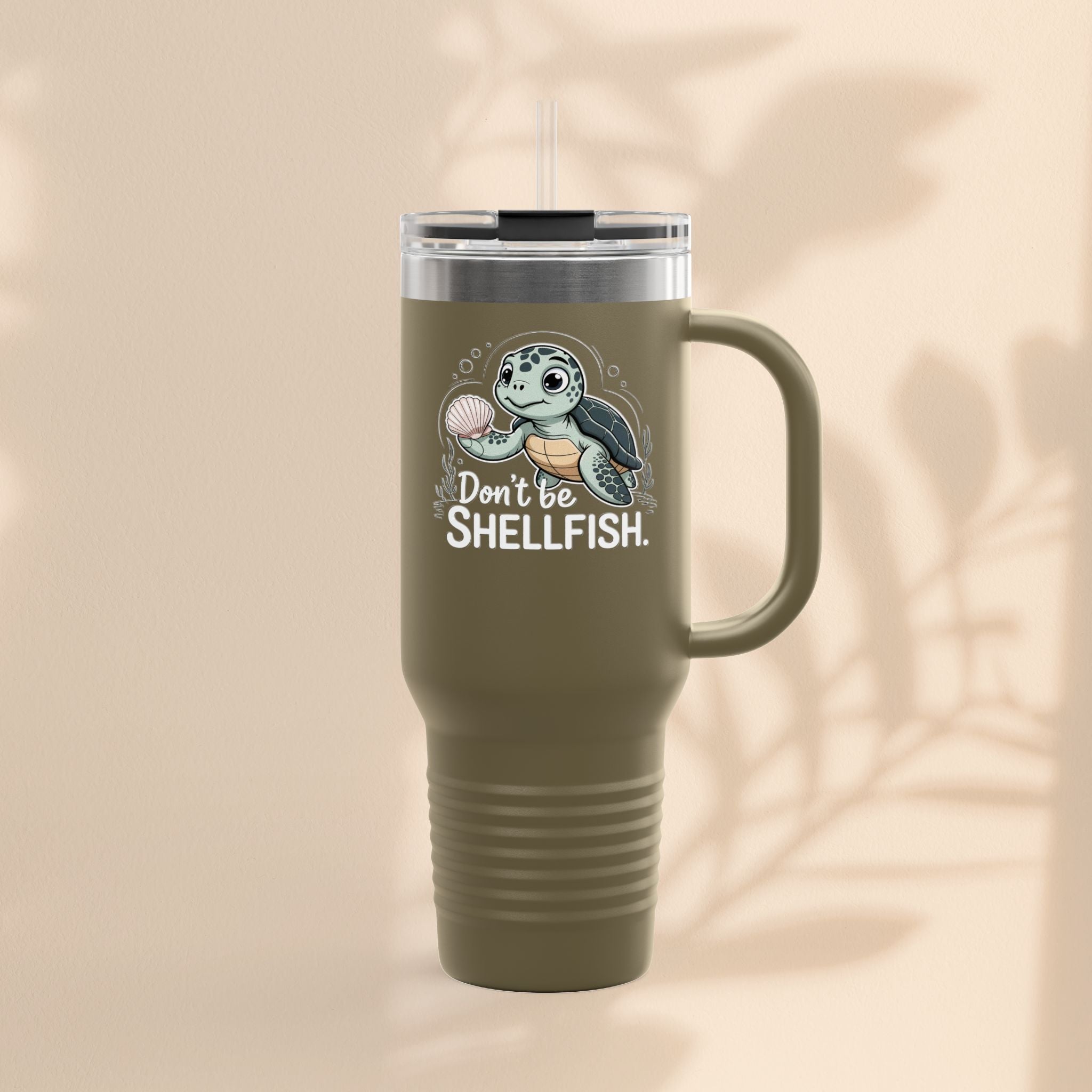 Don't Be Shellfish Insulated Travel Mug, 40oz