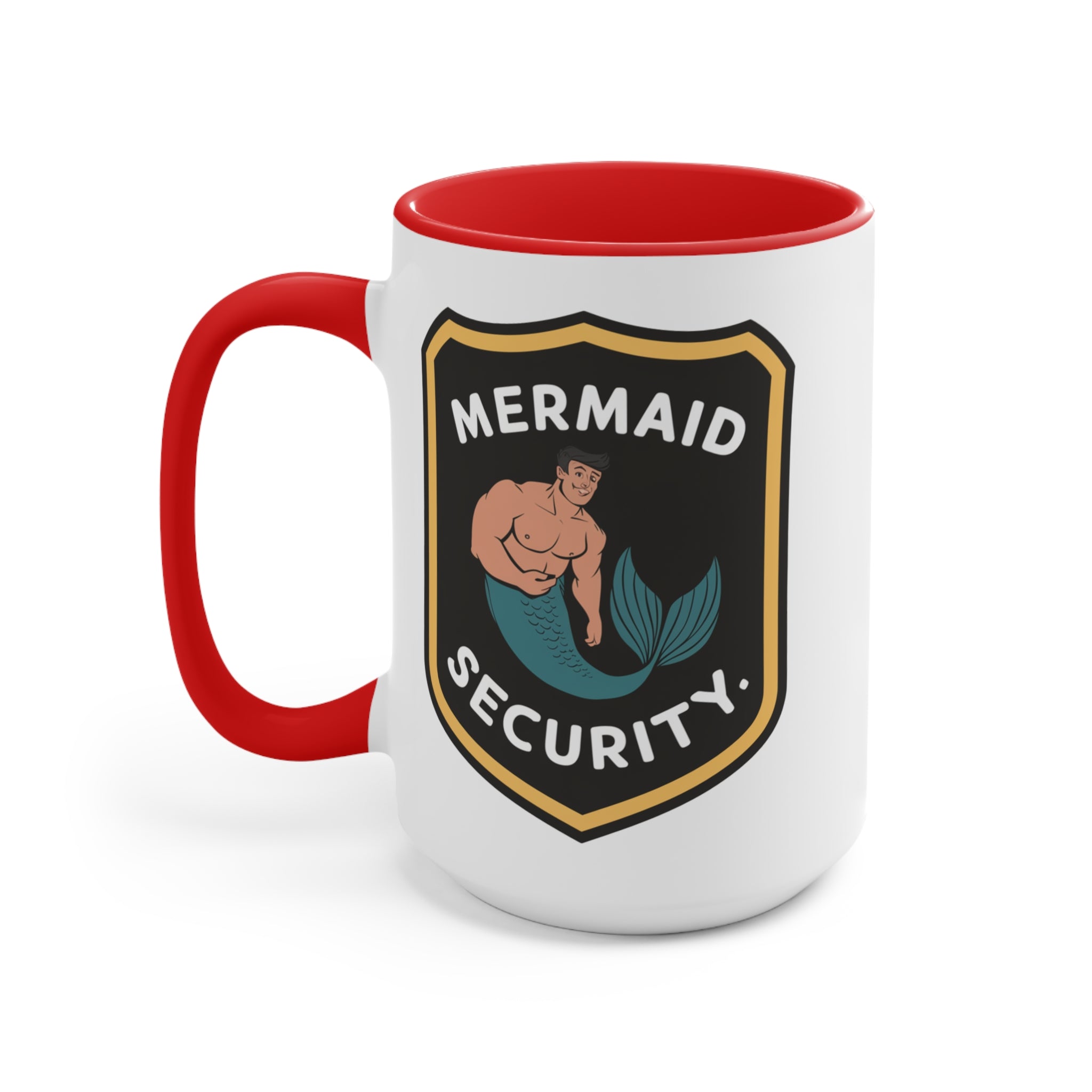 Mermaid Security Accent Mug – Funny Ocean Gift
