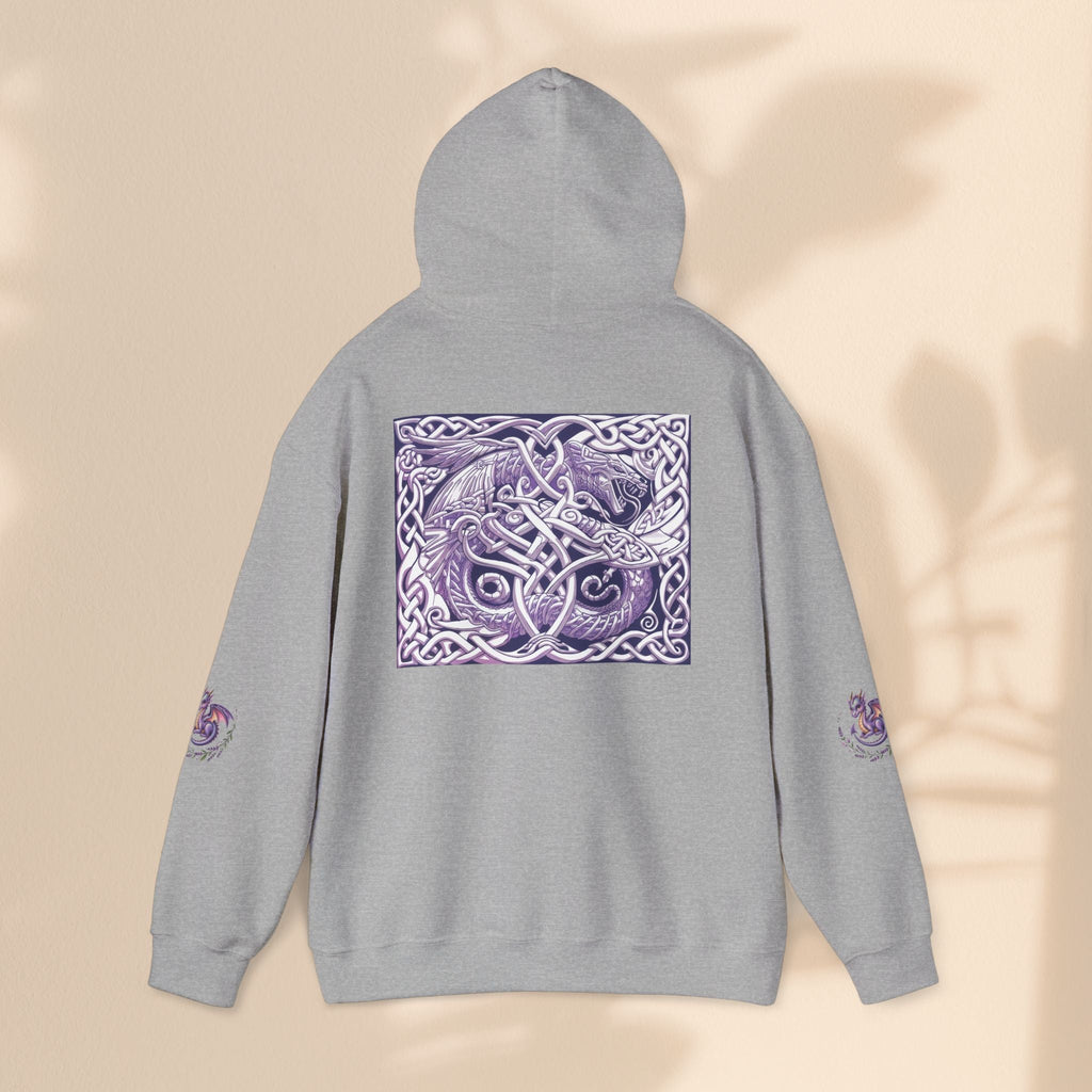 Celtic Dragon Hoodie, Gift for Fantasy Lovers