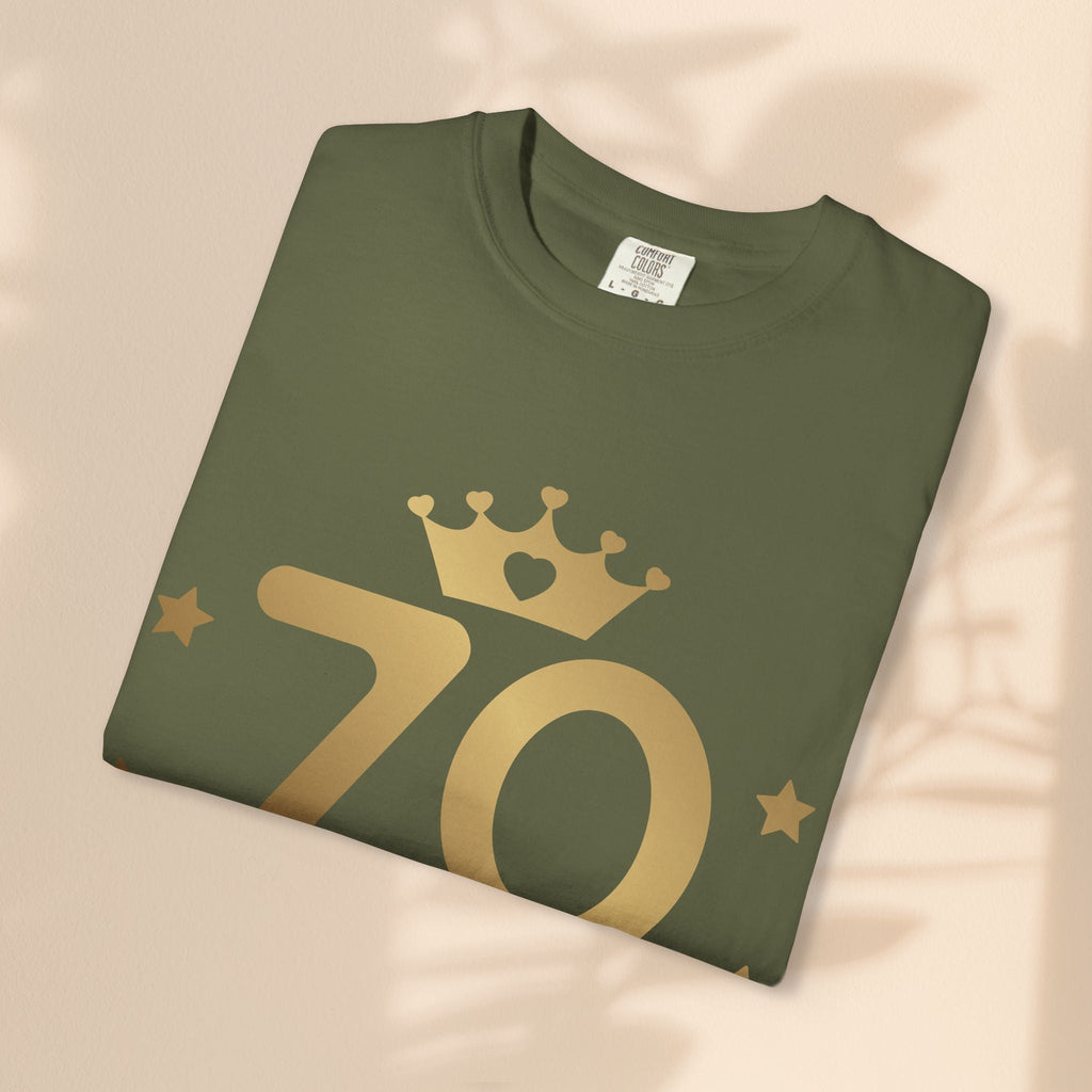 70 and Fabulous Unisex Garment-Dyed T-shirt | Birthday Celebration Tee, Gift for 70th Birthday, Vintage Style Shirt, Fun Party Wear, [...]