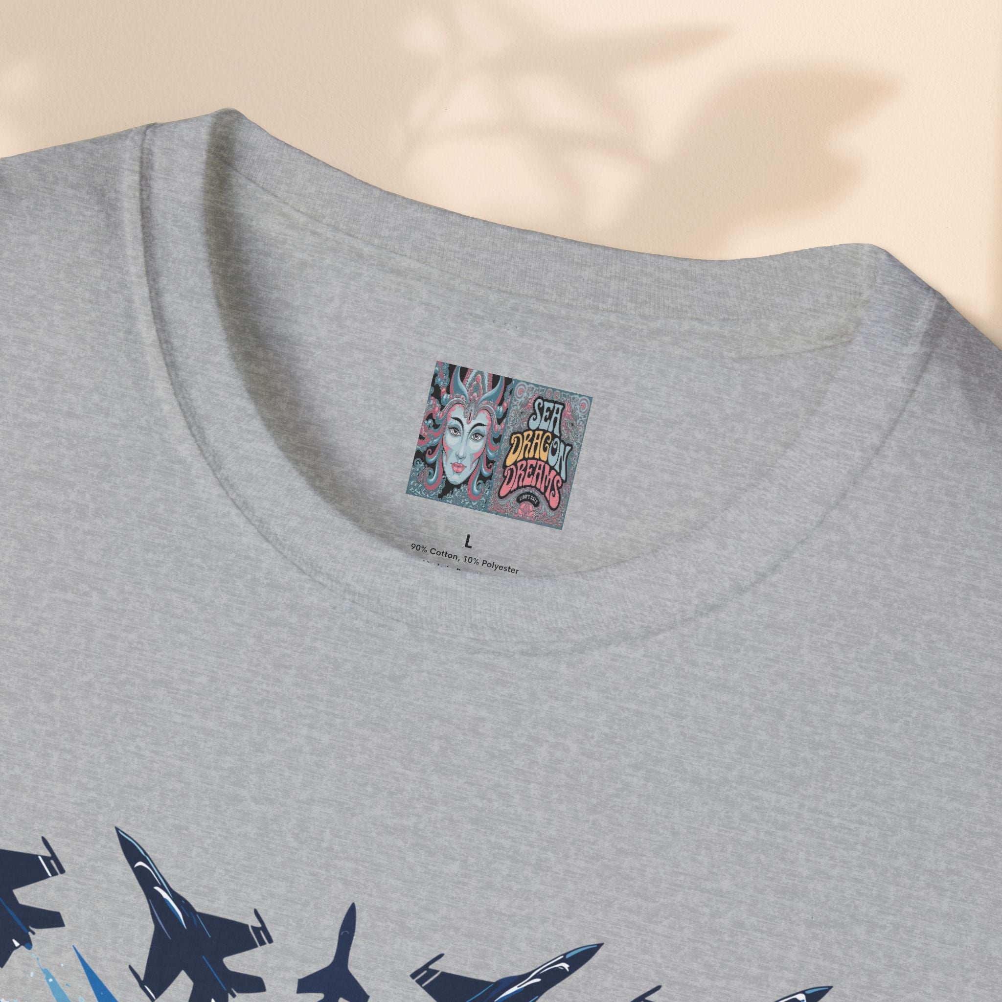 Patriotic Heart Unisex Softstyle T-Shirt - Perfect for Independence Day