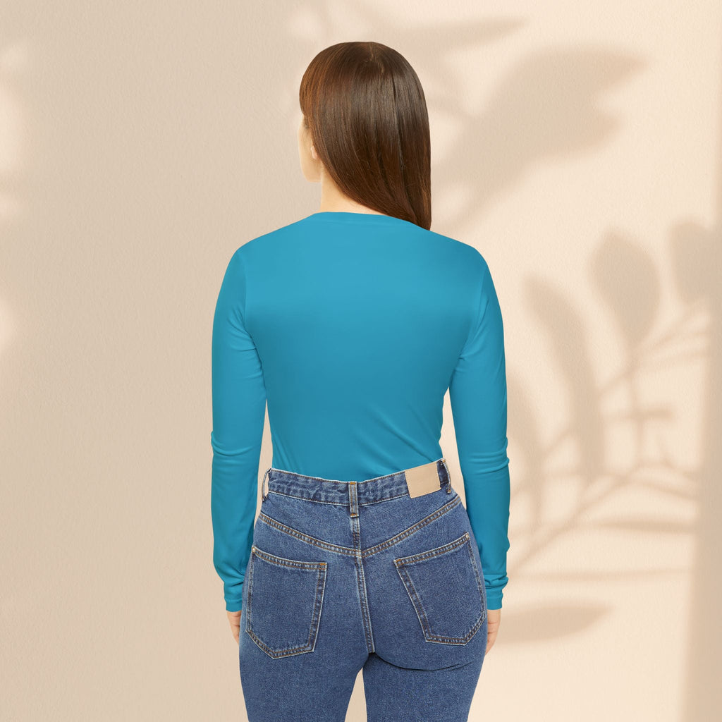 Mermaid Heart V-Neck Long Sleeve