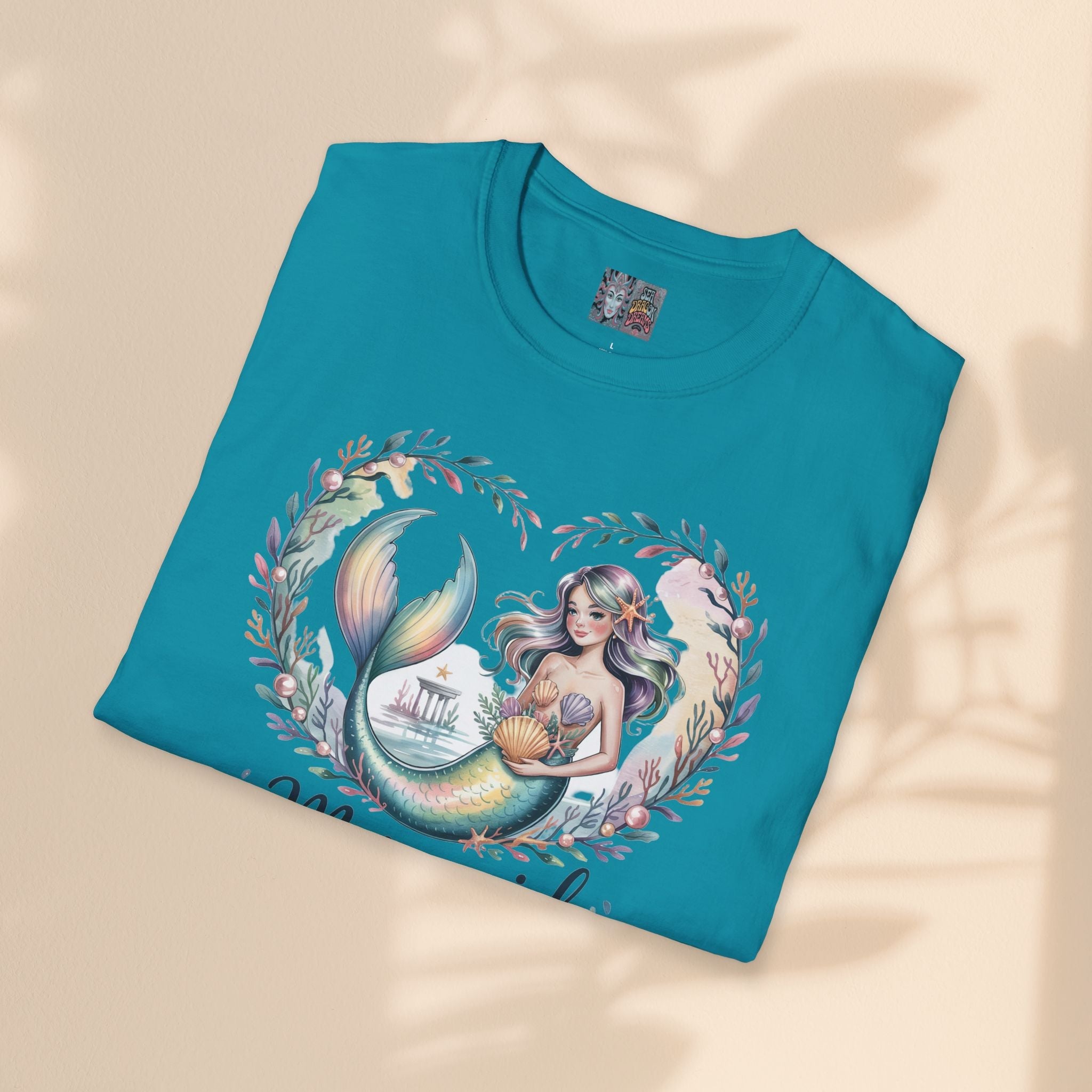 Maid of Honor Mermaid T-Shirt, Ocean Lover Tee, Beach Party Outfit, Gift for Sea Enthusiasts, Mermaid wedding tee
