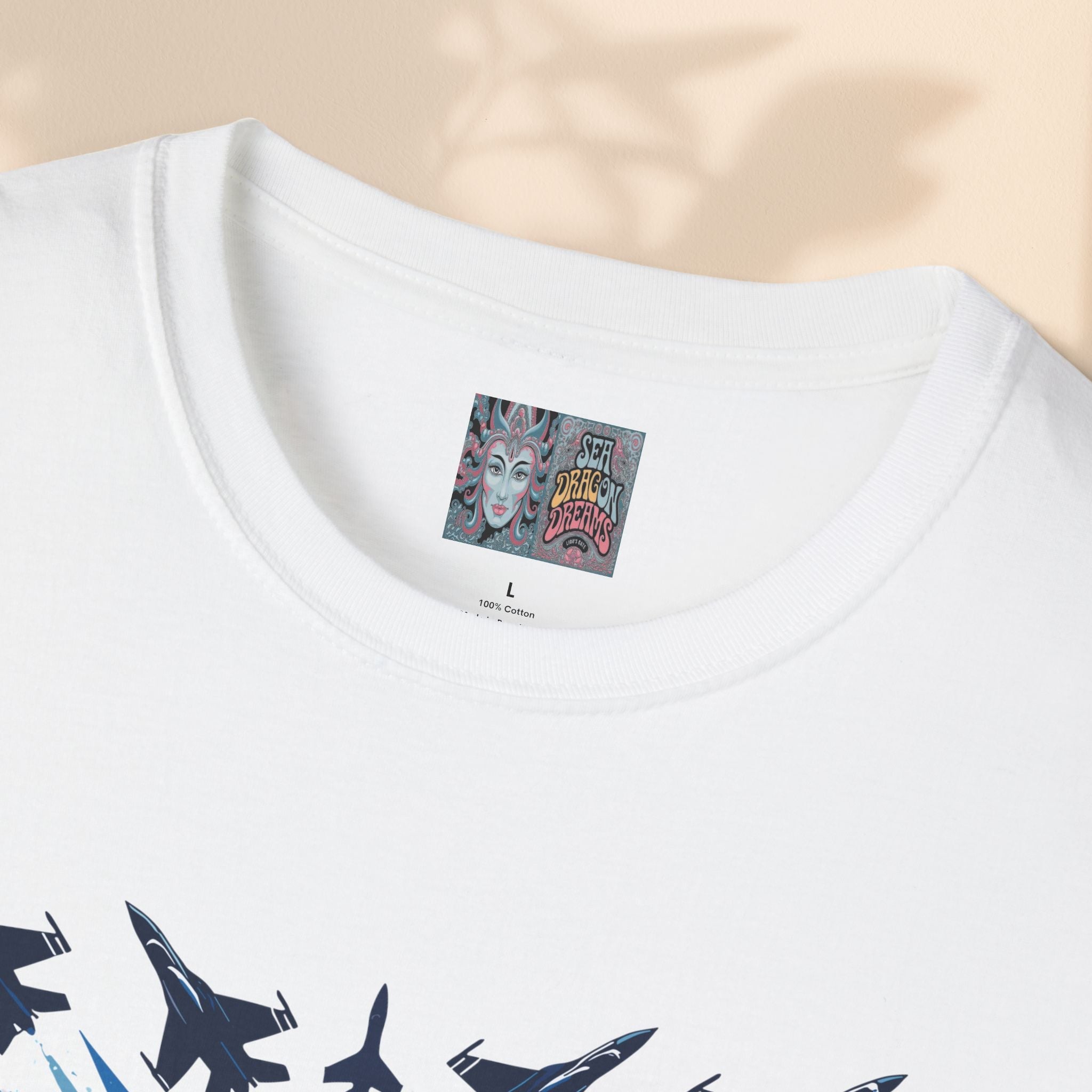 Patriotic Heart Unisex Softstyle T-Shirt - Perfect for Independence Day