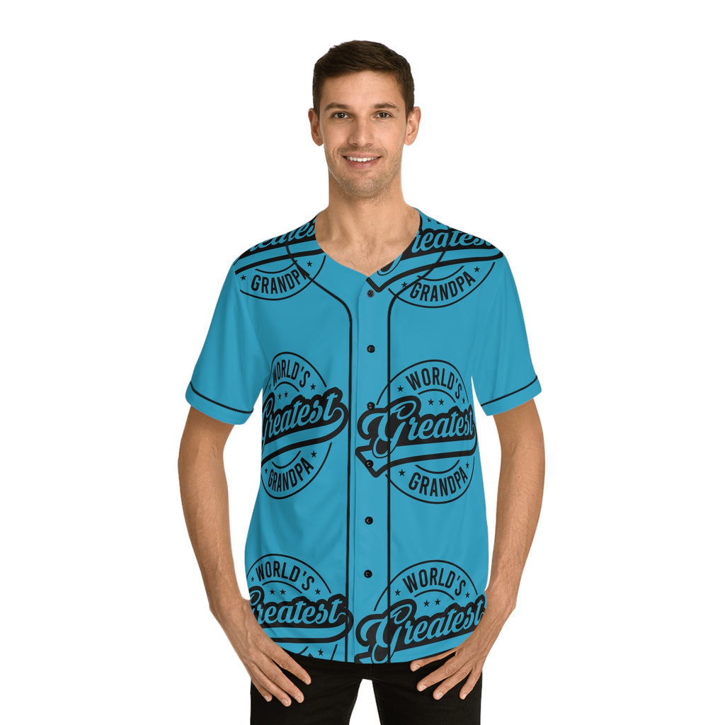 Men's Baseball Jersey  - Worlds Greatest Grandpa