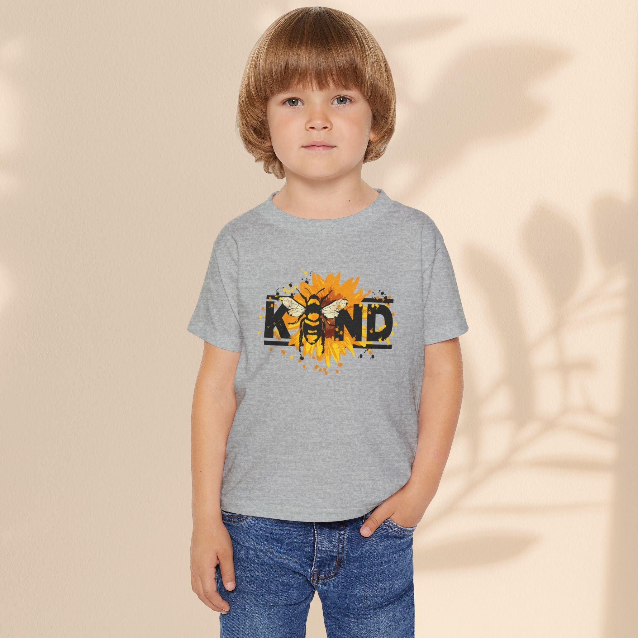 Heavy Cotton™ Toddler T-Shirt – Bee Kind | Sea Dragon Dreams