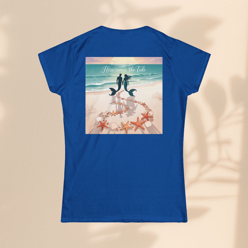 Here Comes The Tide Beach Vibes Tee, Summer Shirt, Cute Graphic Tee, Vacation Outfit, Coastal Life Apparel, Ocean Lover Gift