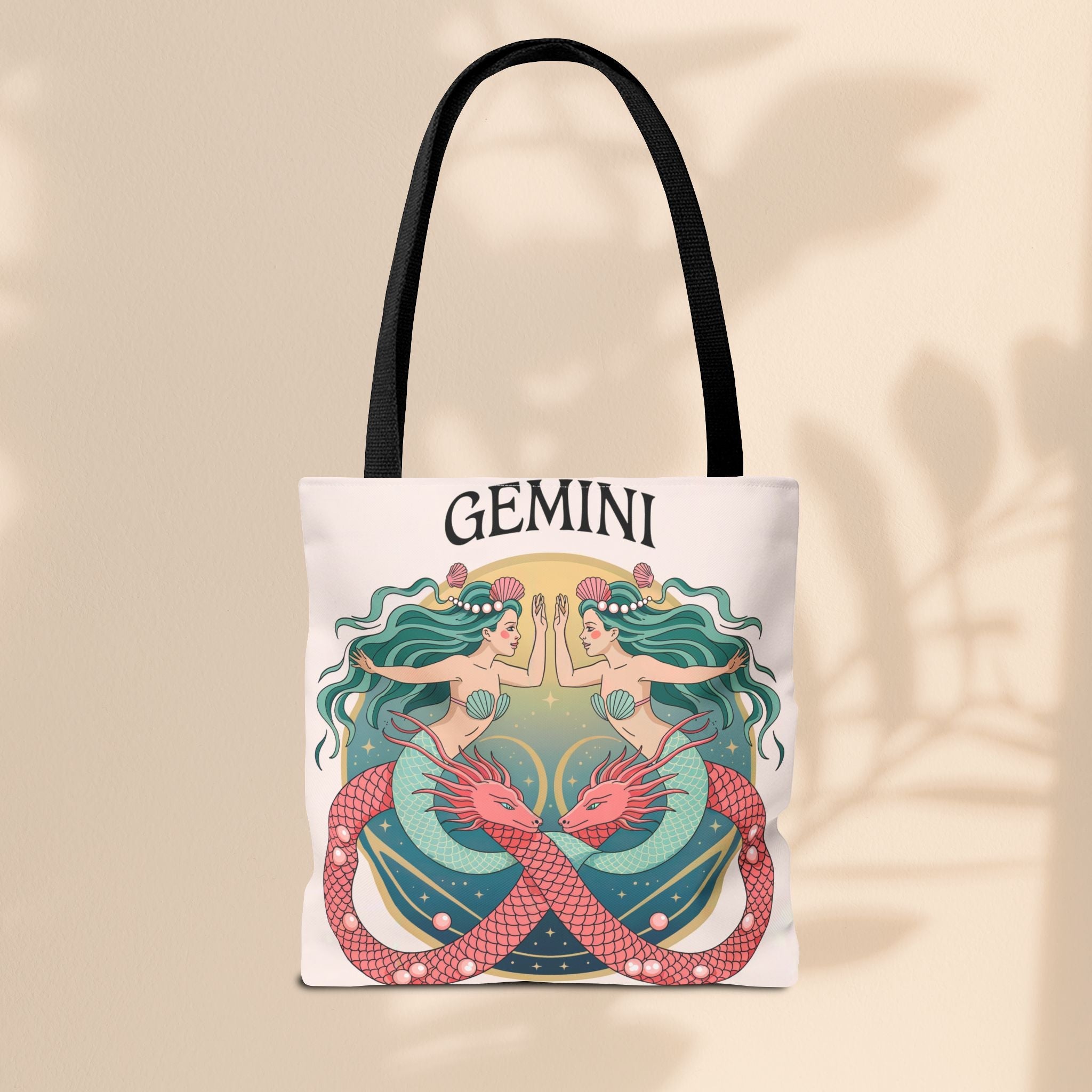 Gemini Zodiac Tote Bag, Astrological Bag, Personalized Gift, Astrology Lover, Horoscope Accessory, Birthday Present
