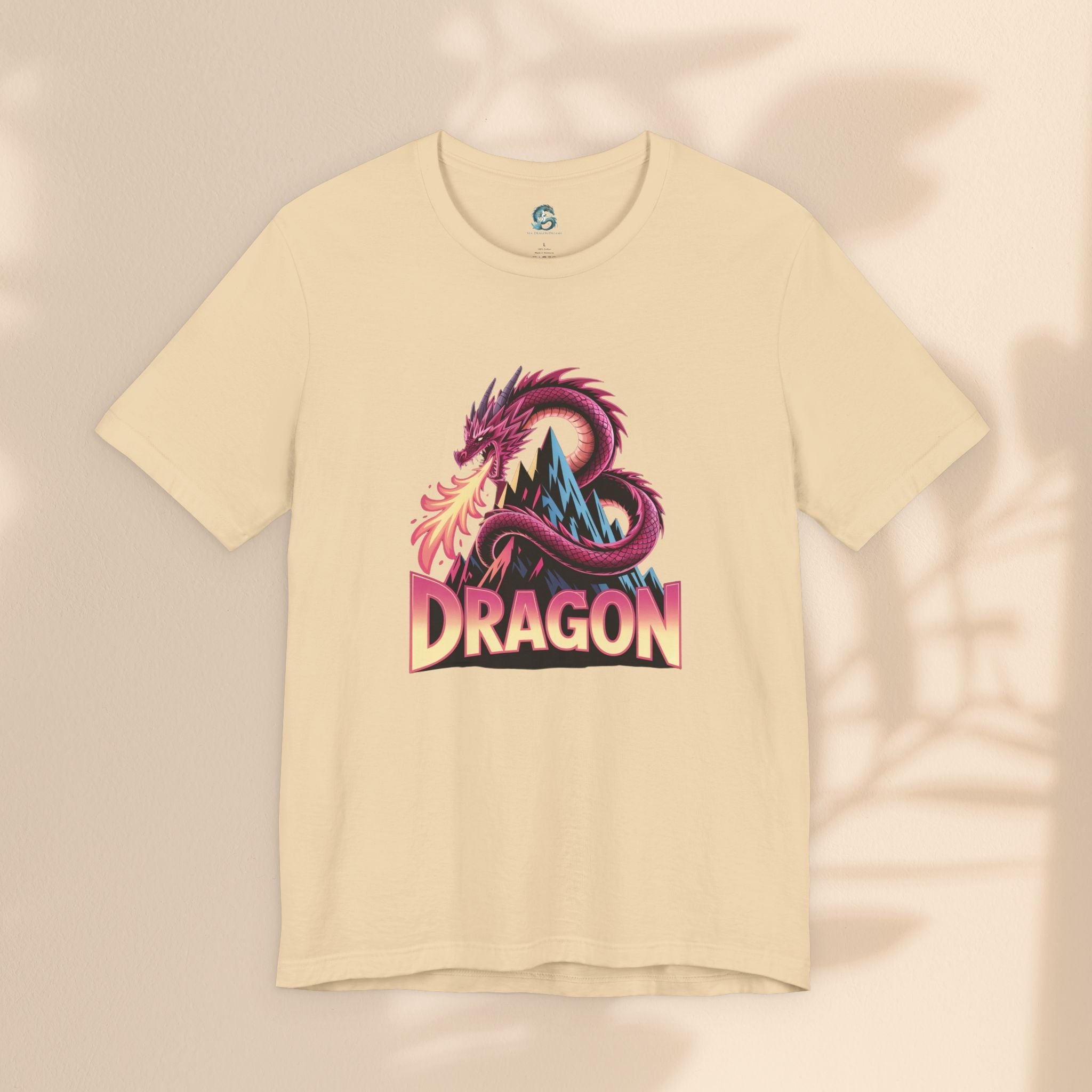 Dragon Graphic Tee, Unisex T-Shirt, Fantasy Shirt, Gift for Gamers, Dragon Lovers Shirt, Casual Wear, Unique Apparel