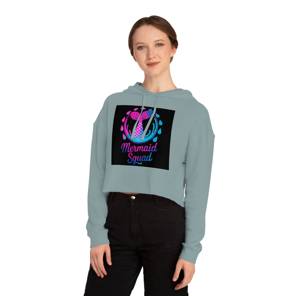 Mermaid Squad Cropped Hoodie