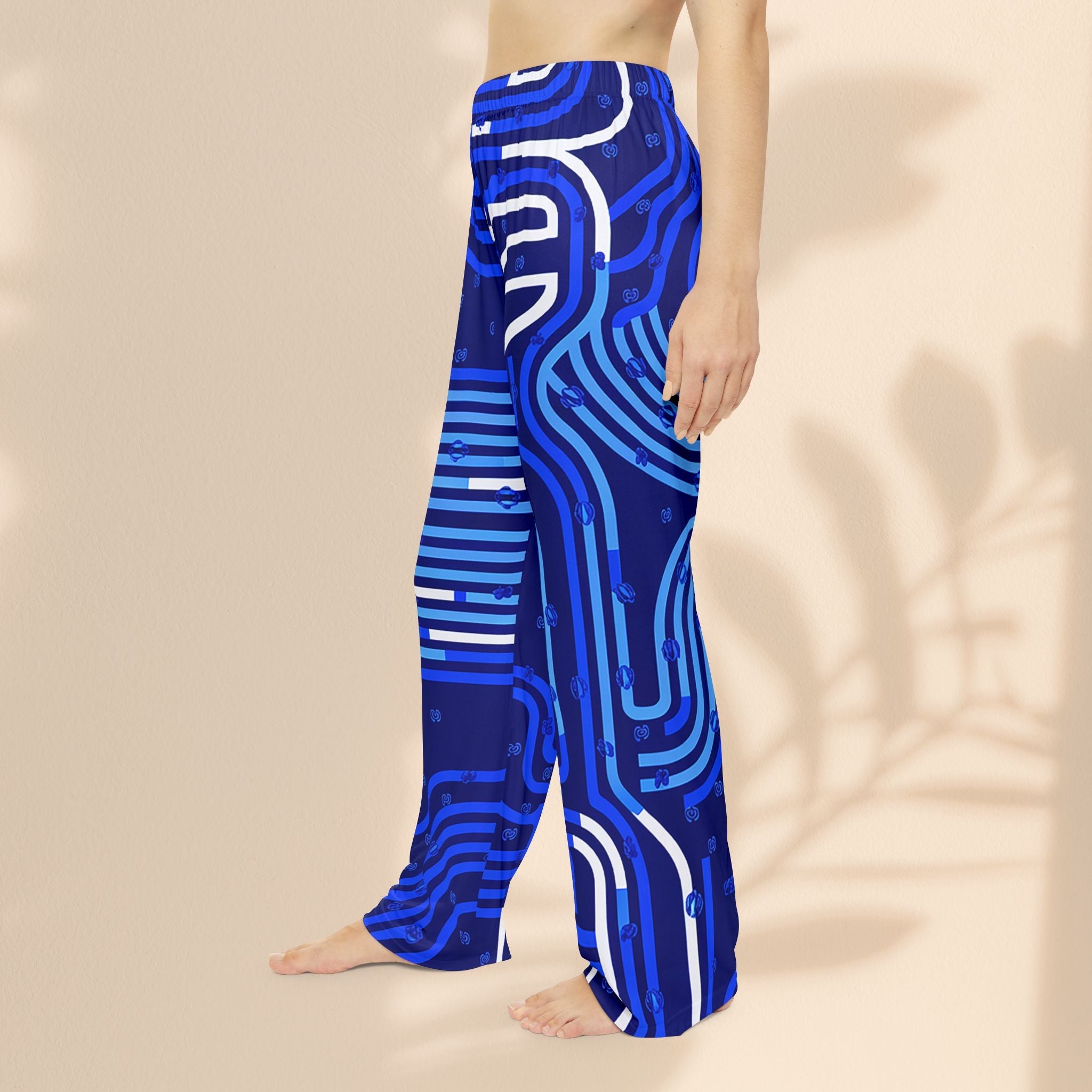 Chic Computer Nerd Women's Pajama Pants, Comfortable Sleepwear, Cozy Lounge Wear, Unique Gift for Tech Lovers, Tech-Inspired Homewear