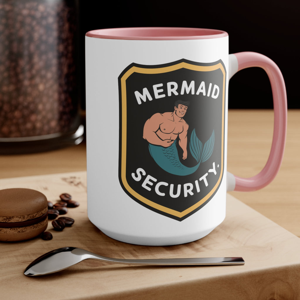Mermaid Security Accent Mug – Funny Ocean Gift