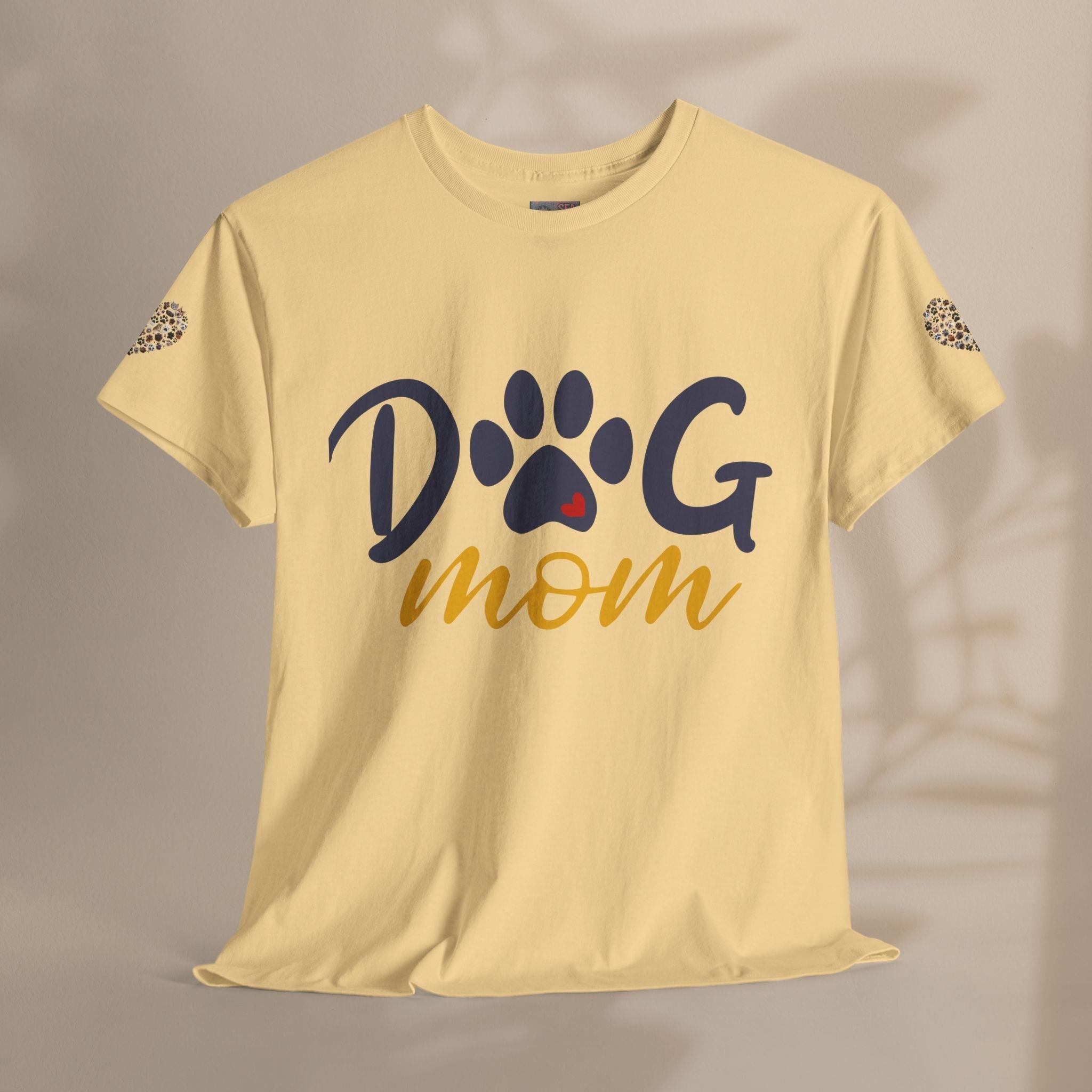 Dog Mom Unisex Heavy Cotton Tee - Cute Pet Lover Shirt for Every Occasion