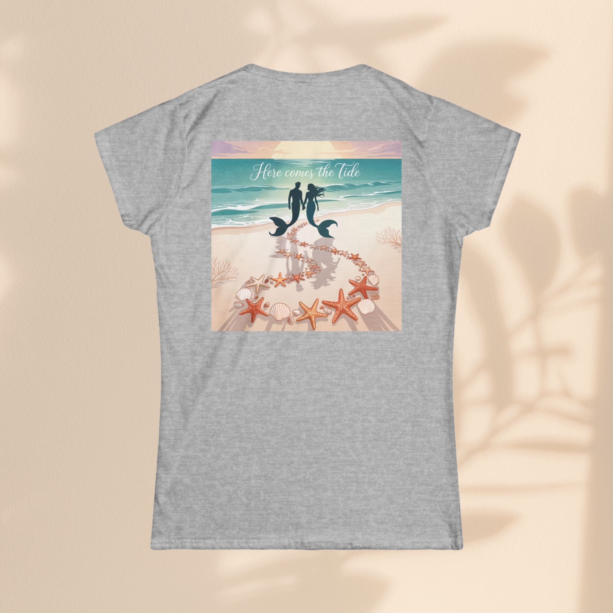 Here Comes The Tide Beach Vibes Tee, Summer Shirt, Cute Graphic Tee, Vacation Outfit, Coastal Life Apparel, Ocean Lover Gift