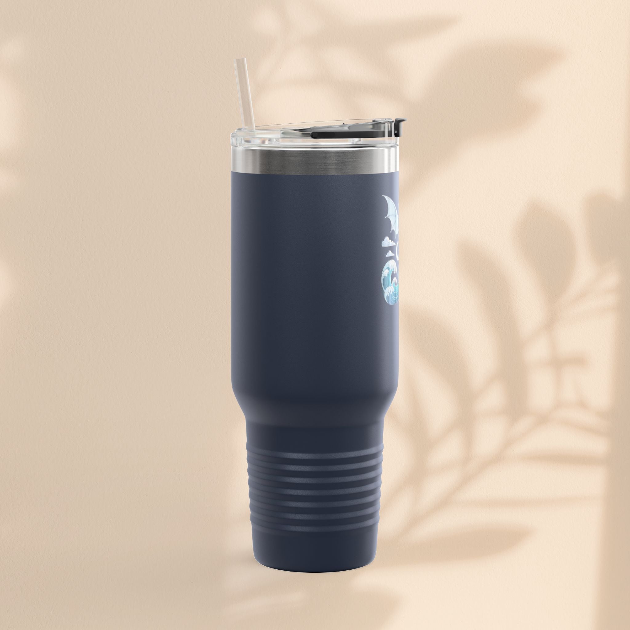 Dragon Insulated Travel Mug - Perfect for Adventure Lovers, Camping, Road Trips, Gifts for Friends, Motivational Designs