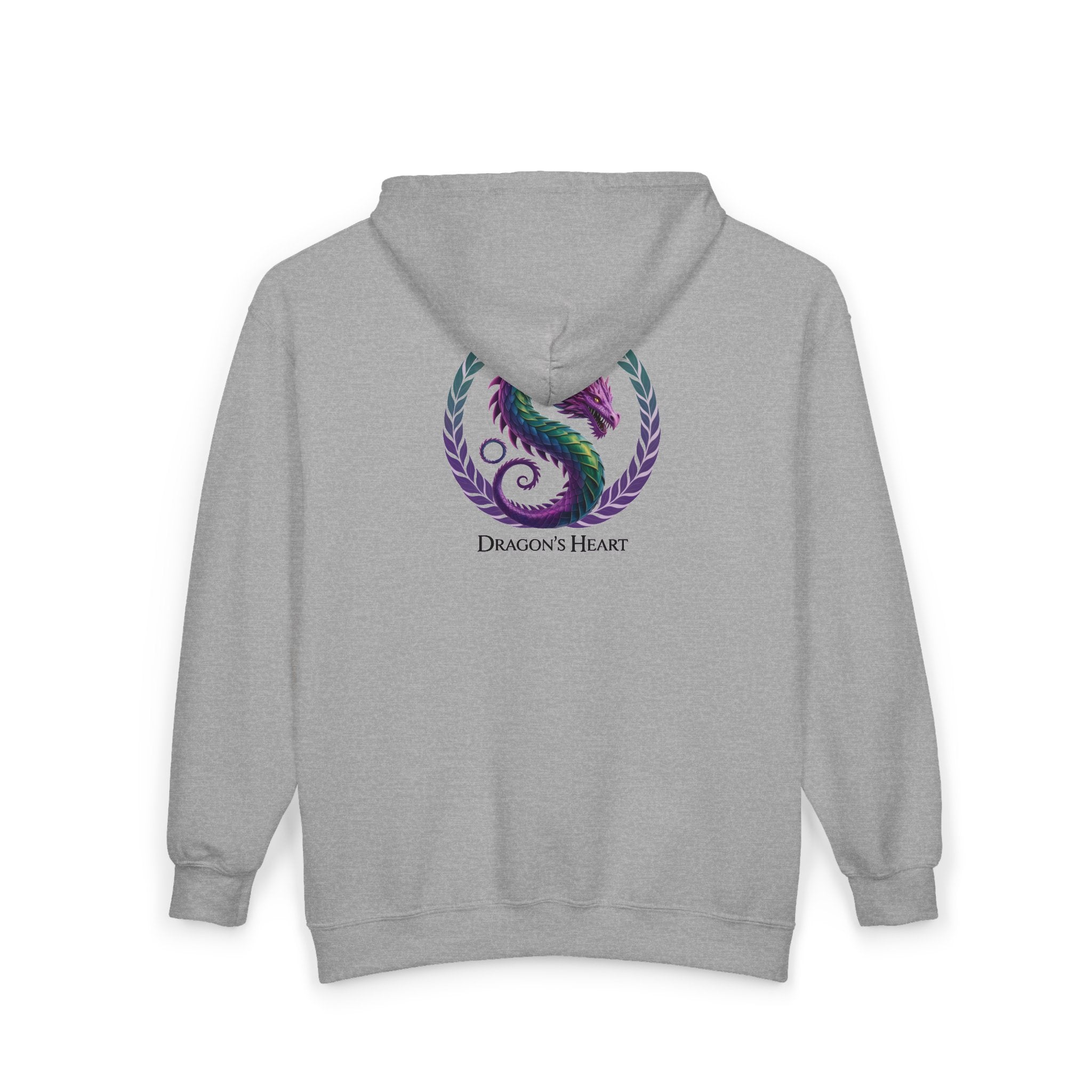 Dragon's Heart - Unisex Heavy Blend™ Full Zip Hooded Sweatshirt