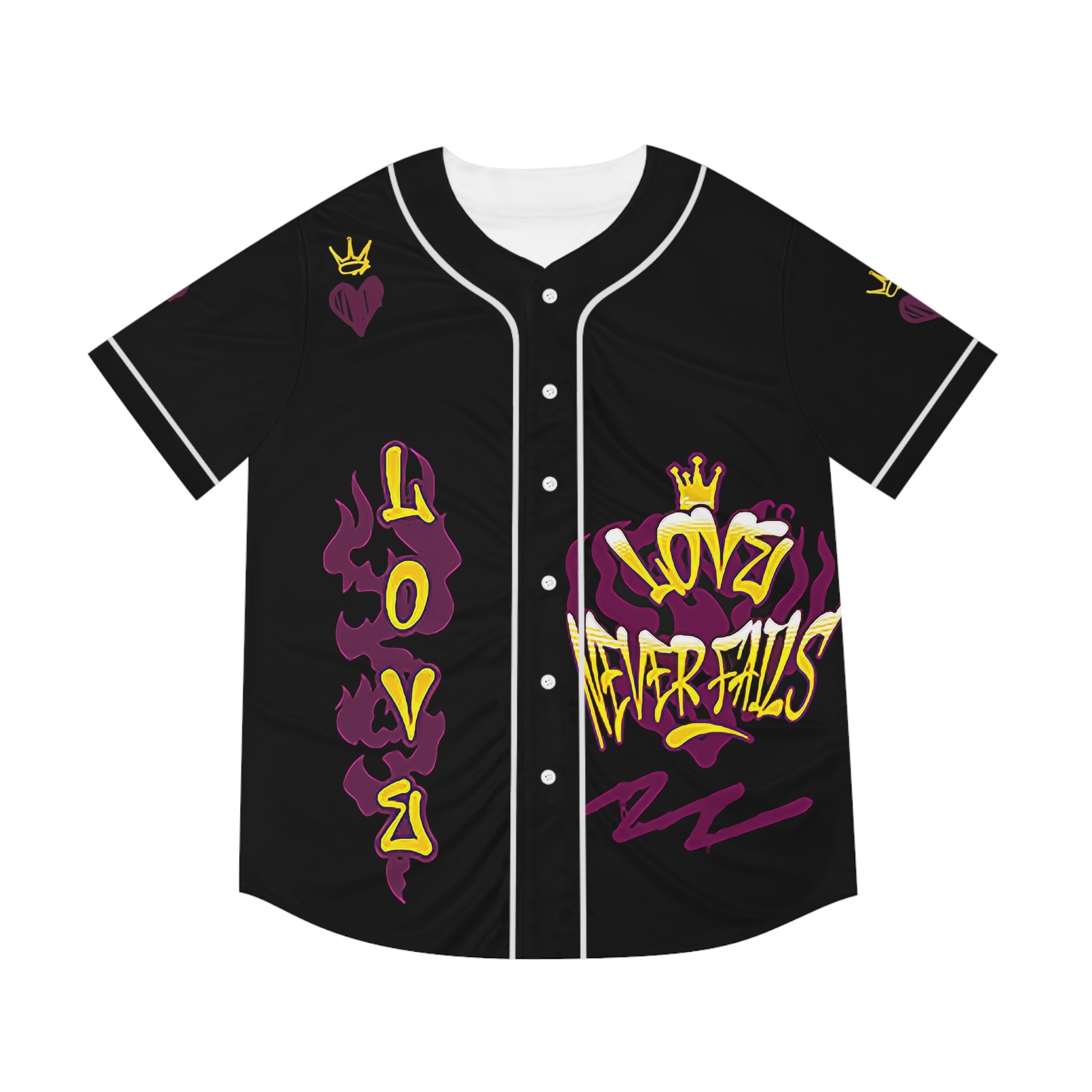 Men's Baseball Jersey  - Love Never Fails