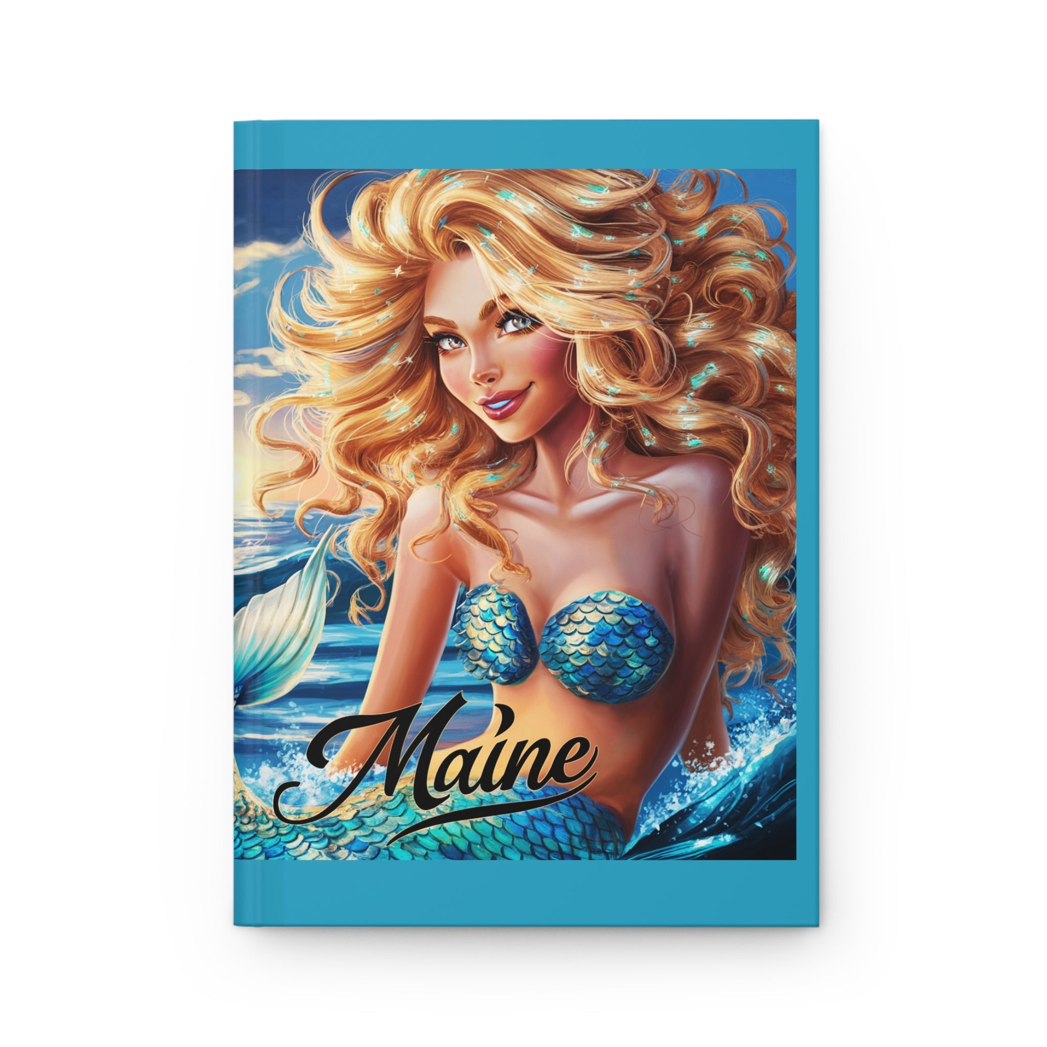 Maine Mermaid Hardcover Journal