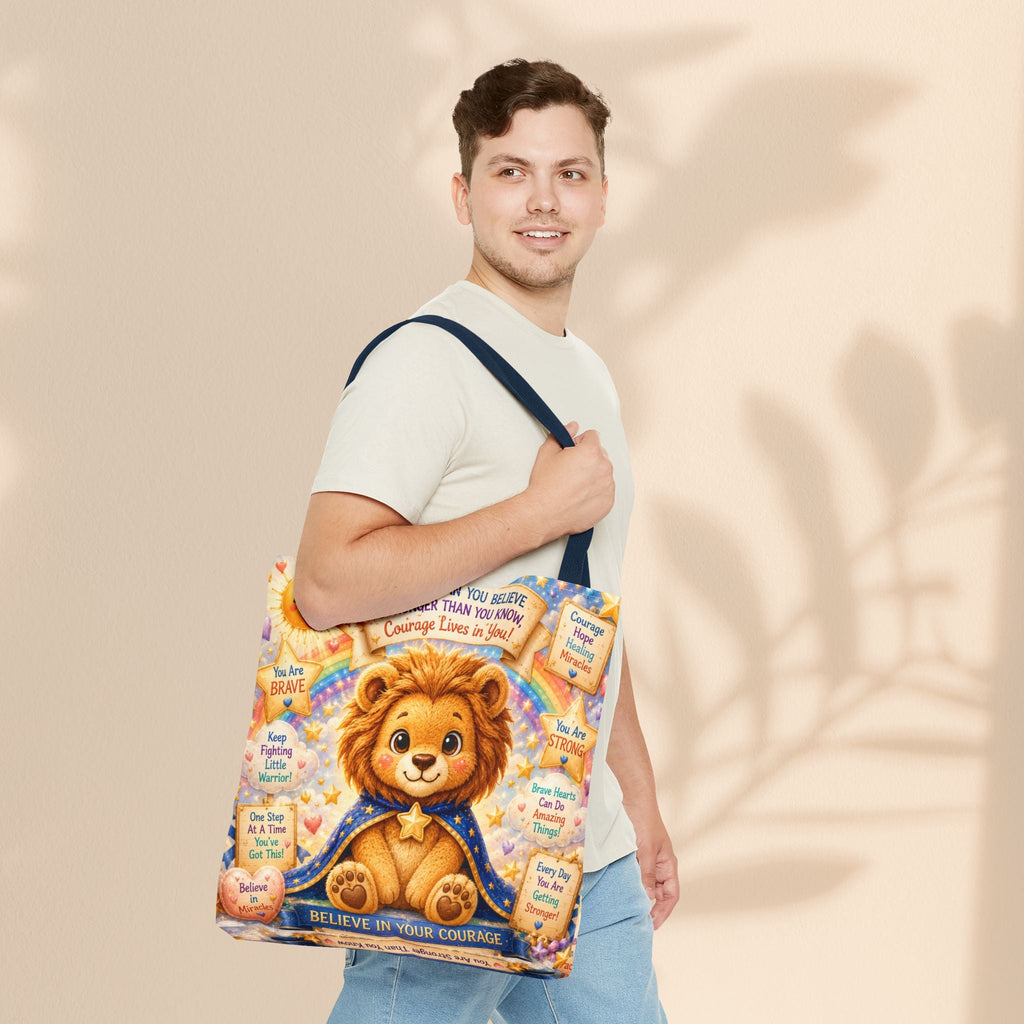 Cute Courage Lion Tote Bag | Brave Buddies™