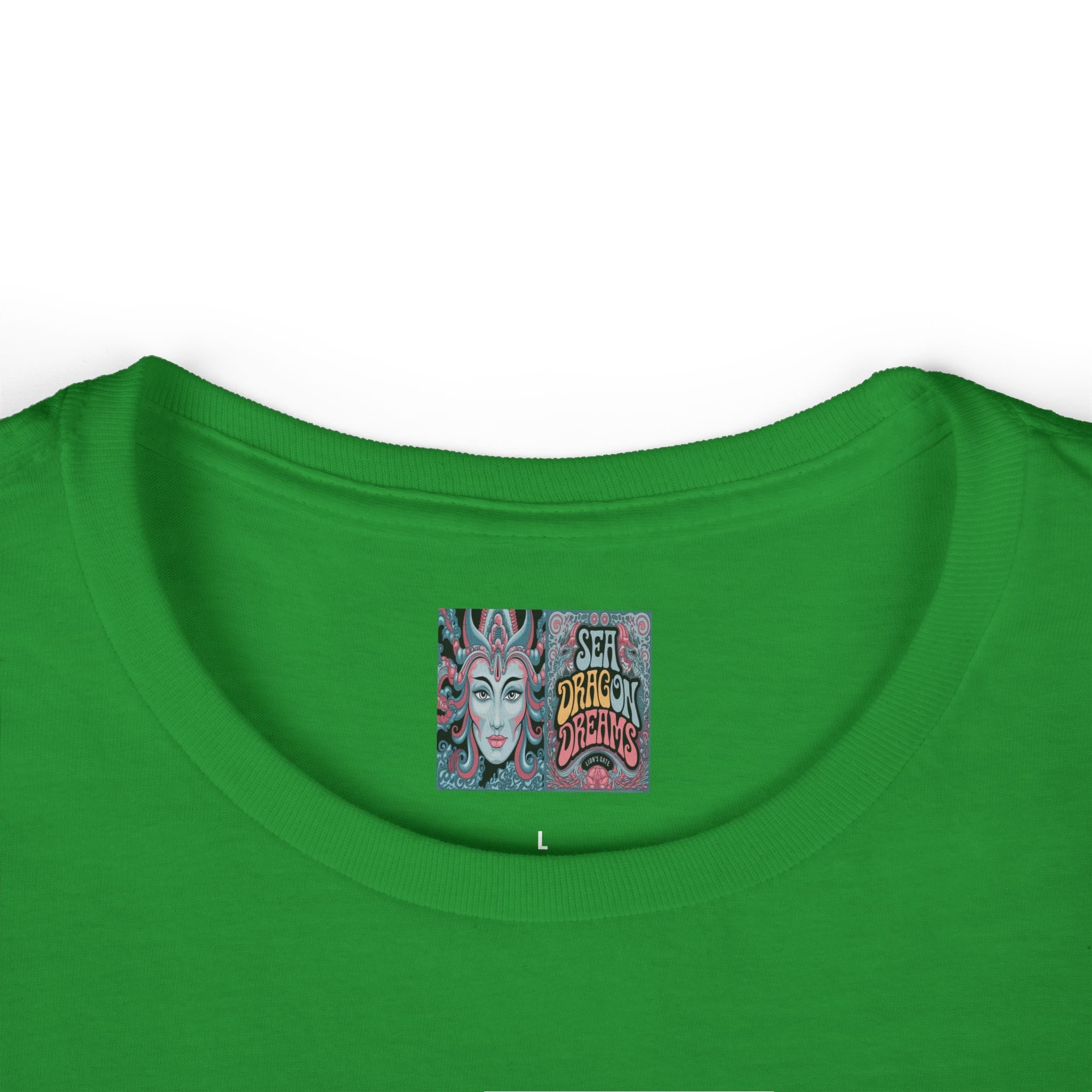 Enchanted Dragon Tee - Happily Ever Aqua Design, Women's Fashion Shirt, Boho Style, Fantasy Gift for Her, Unique Graphic Tee