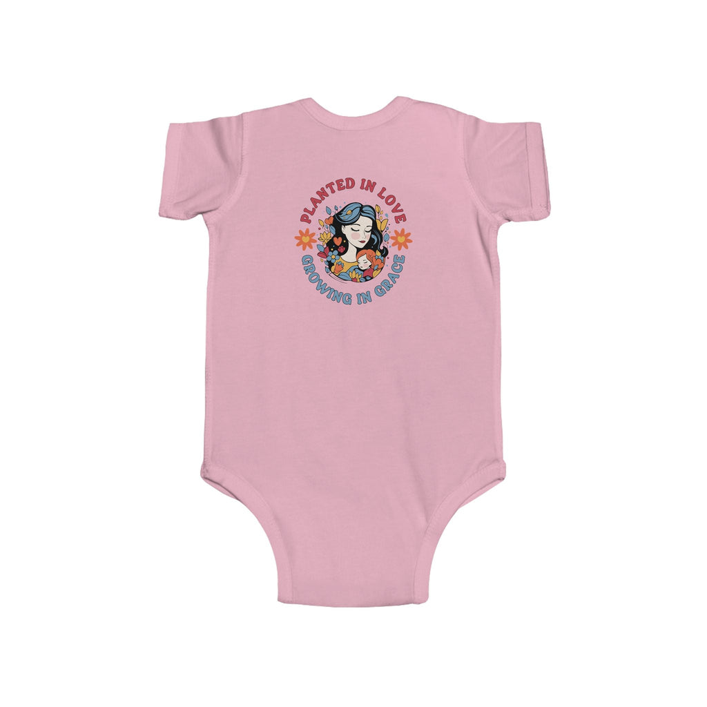 Infant Fine Jersey Bodysuit - Planted in Love, Growing In Grace