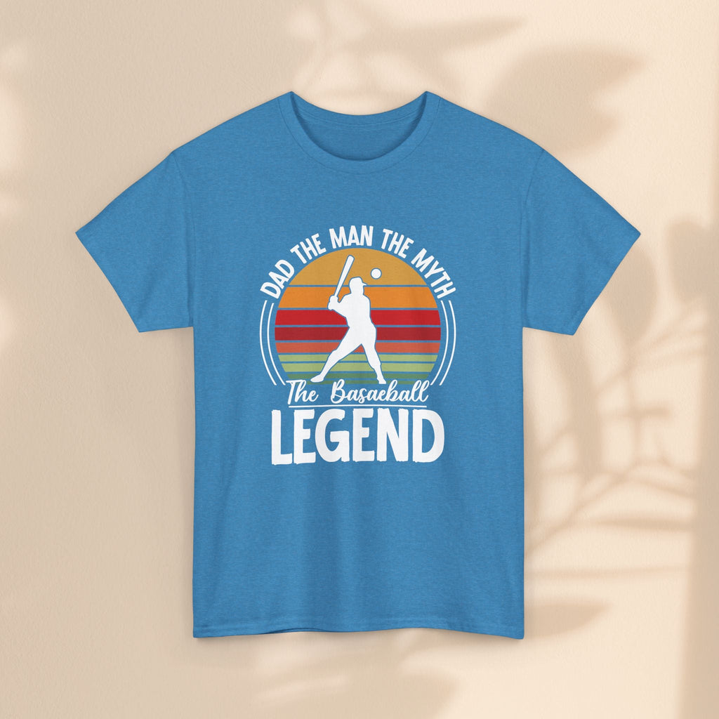 Dad The Man The Myth Baseball Legend T-Shirt – Funny Gift Tee