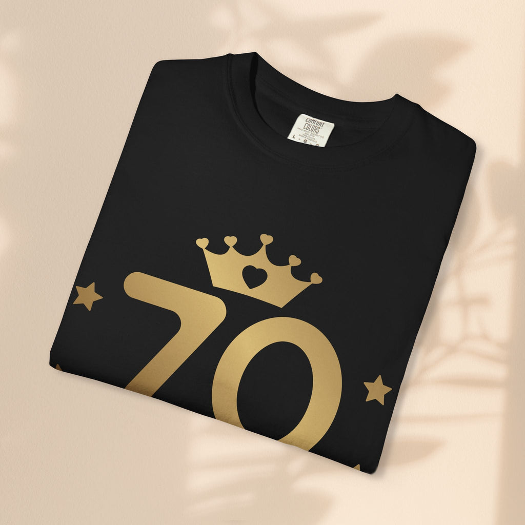70 and Fabulous Unisex Garment-Dyed T-shirt | Birthday Celebration Tee, Gift for 70th Birthday, Vintage Style Shirt, Fun Party Wear, [...]