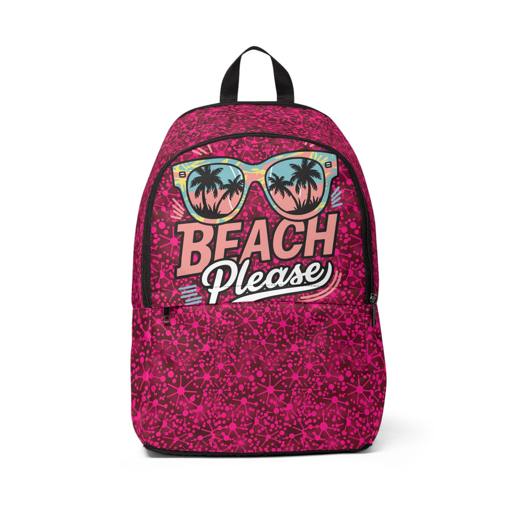 Fabric Backpack - Beach Please