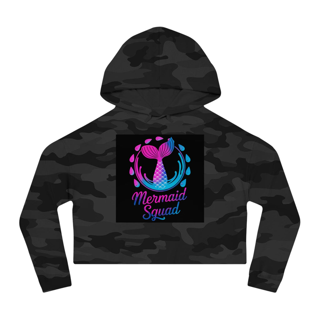 Mermaid Squad Cropped Hoodie