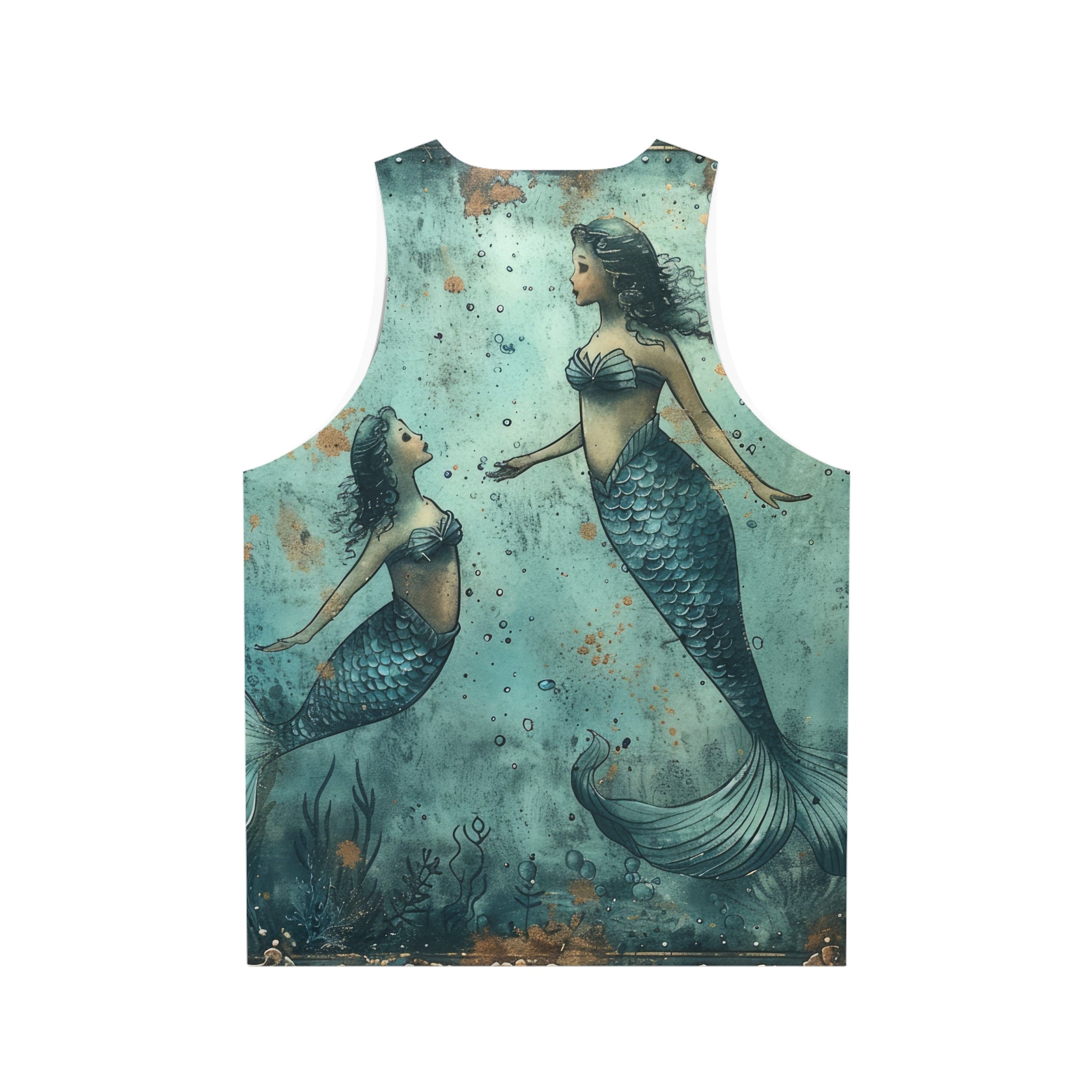 Enchanting Mermaid Tank Top - Ocean-Inspired Summer Apparel