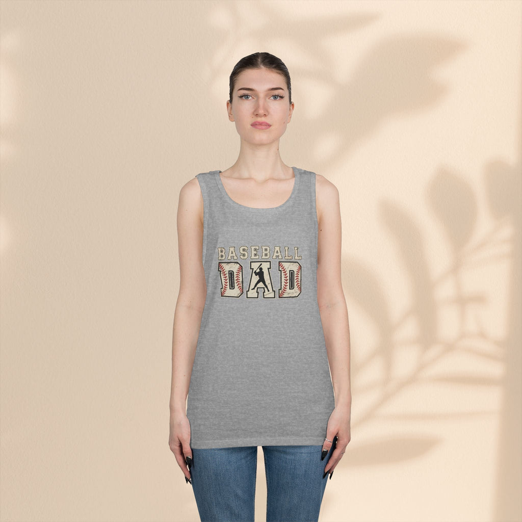 Baseball Dad Tank Top | Men’s Cotton Tank for Game Day & BBQ