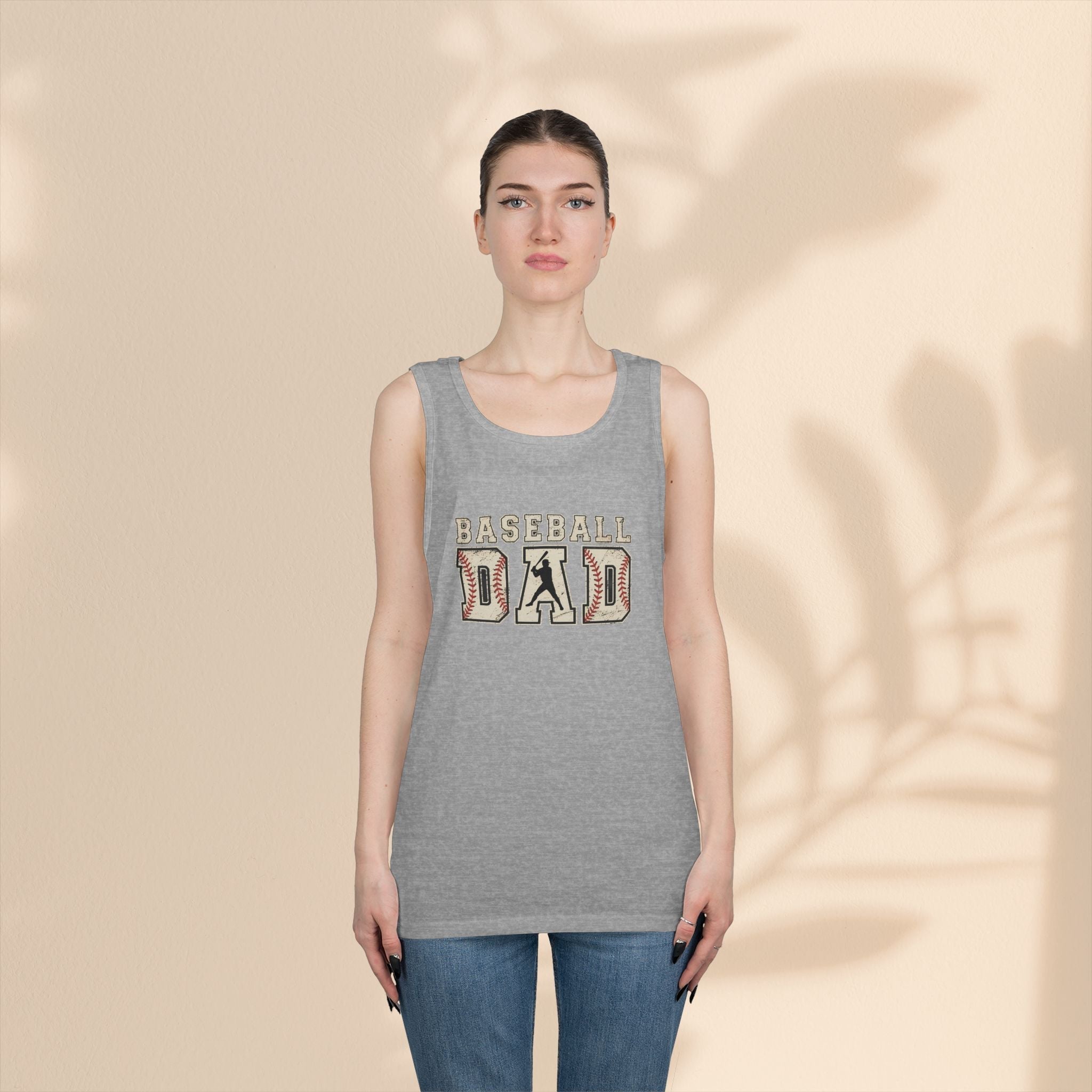 Baseball Dad Tank Top | Men’s Cotton Tank for Game Day & BBQ