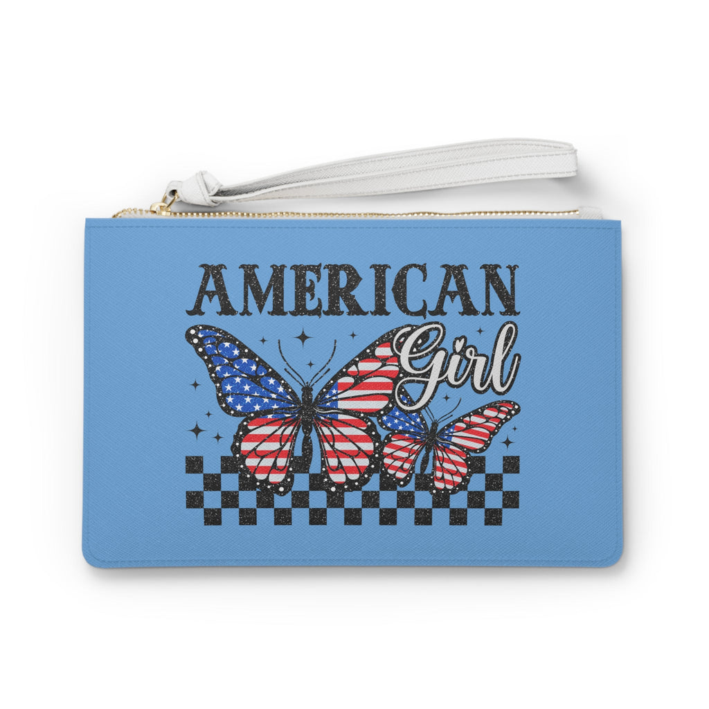 American Girl Butterfly Clutch Bag, Patriotic Purse
