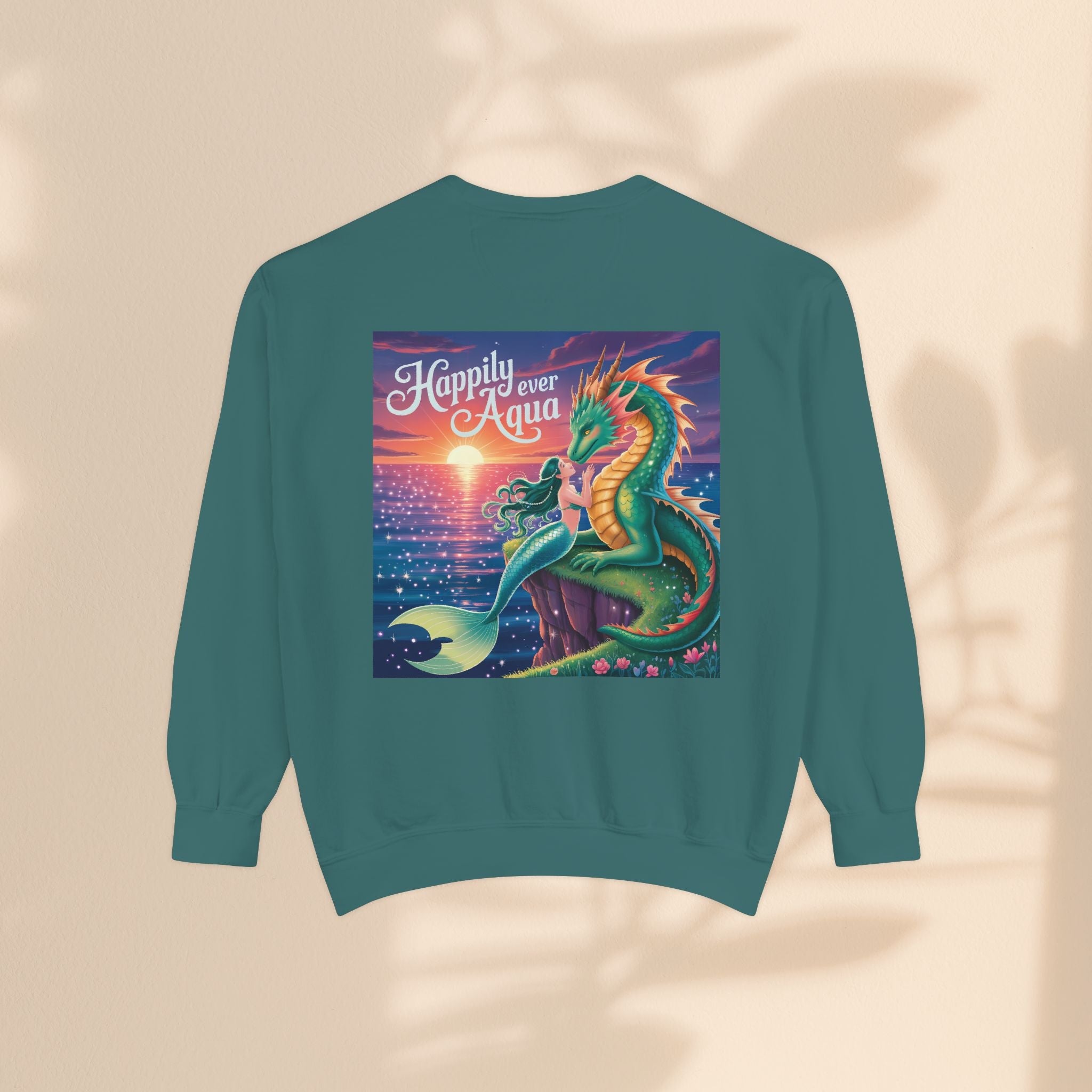 Happily Ever Aqua Sweatshirt, Unisex Garment-Dyed Pullover, Cozy Sweatshirt for Ocean Lovers, Ideal Gift for Fantasy Fans, Perfect for [...]
