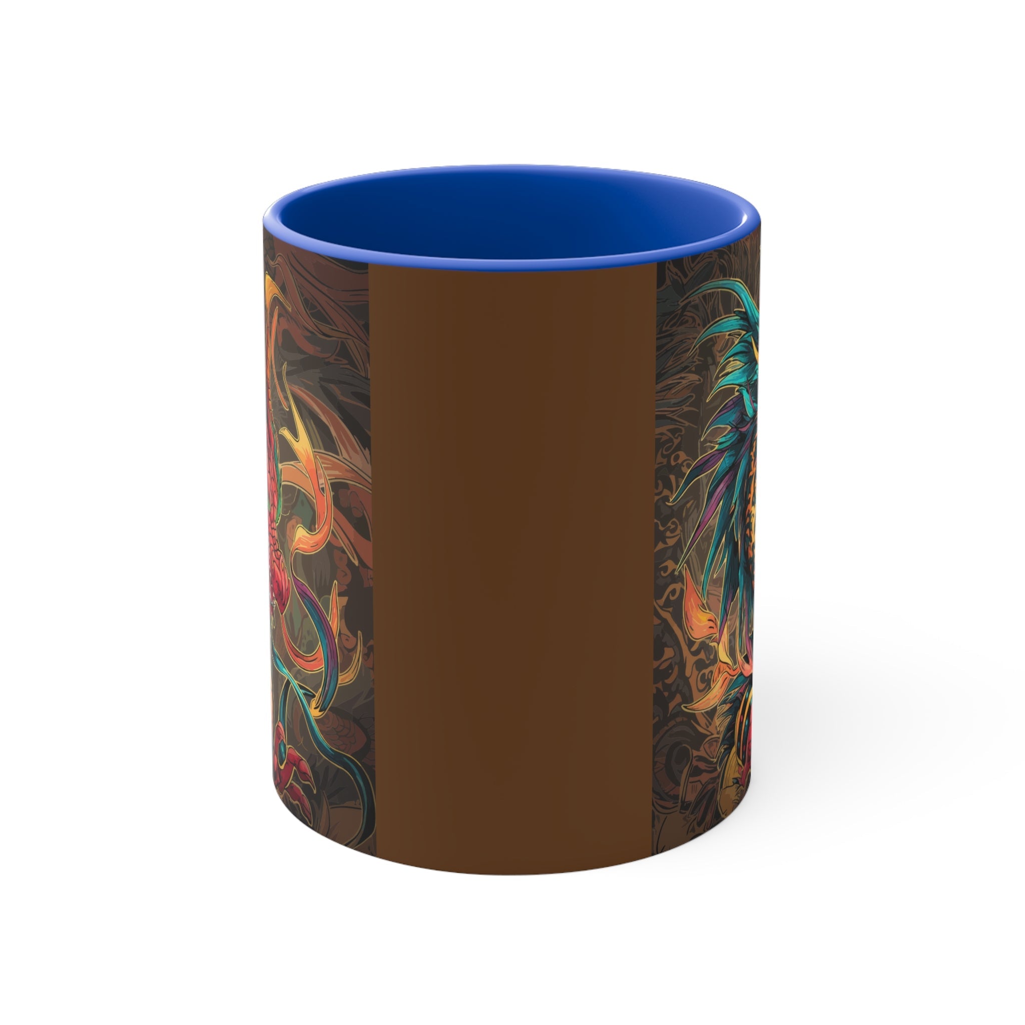 Fire Dragon 11oz Accent Mug – Fantasy Coffee Cup
