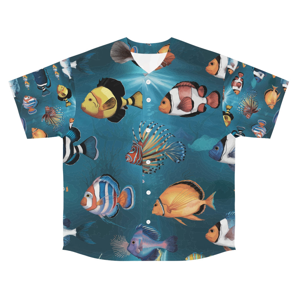 Men's Baseball Jersey  - A Little Fishy