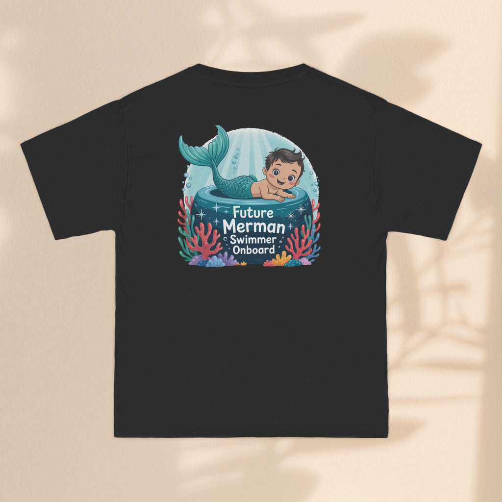 Future Merman Onboard Pregnancy T-Shirt - Cute Ocean-Themed Shirt for Moms To Be