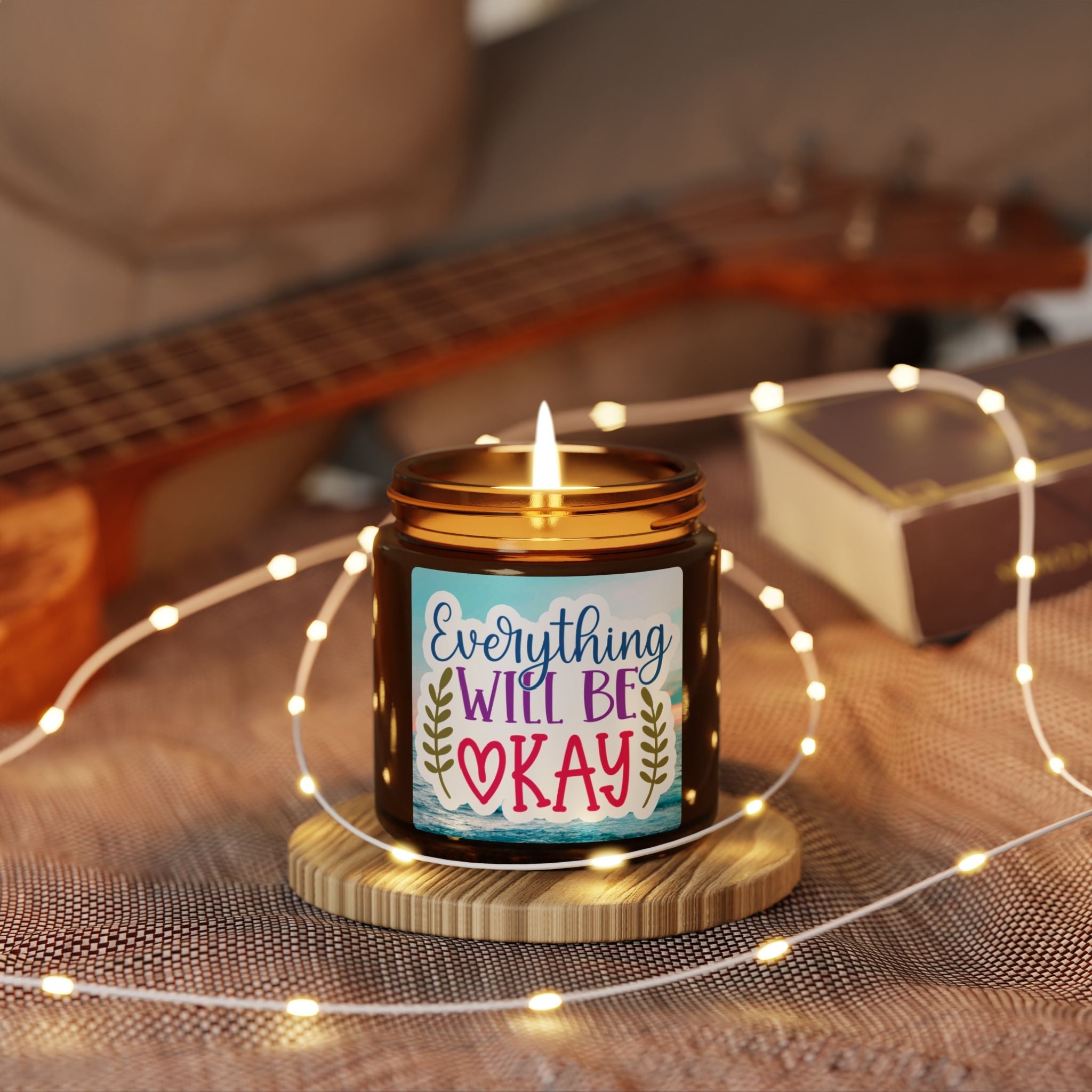 Candle Holder - Everything Will Be OK